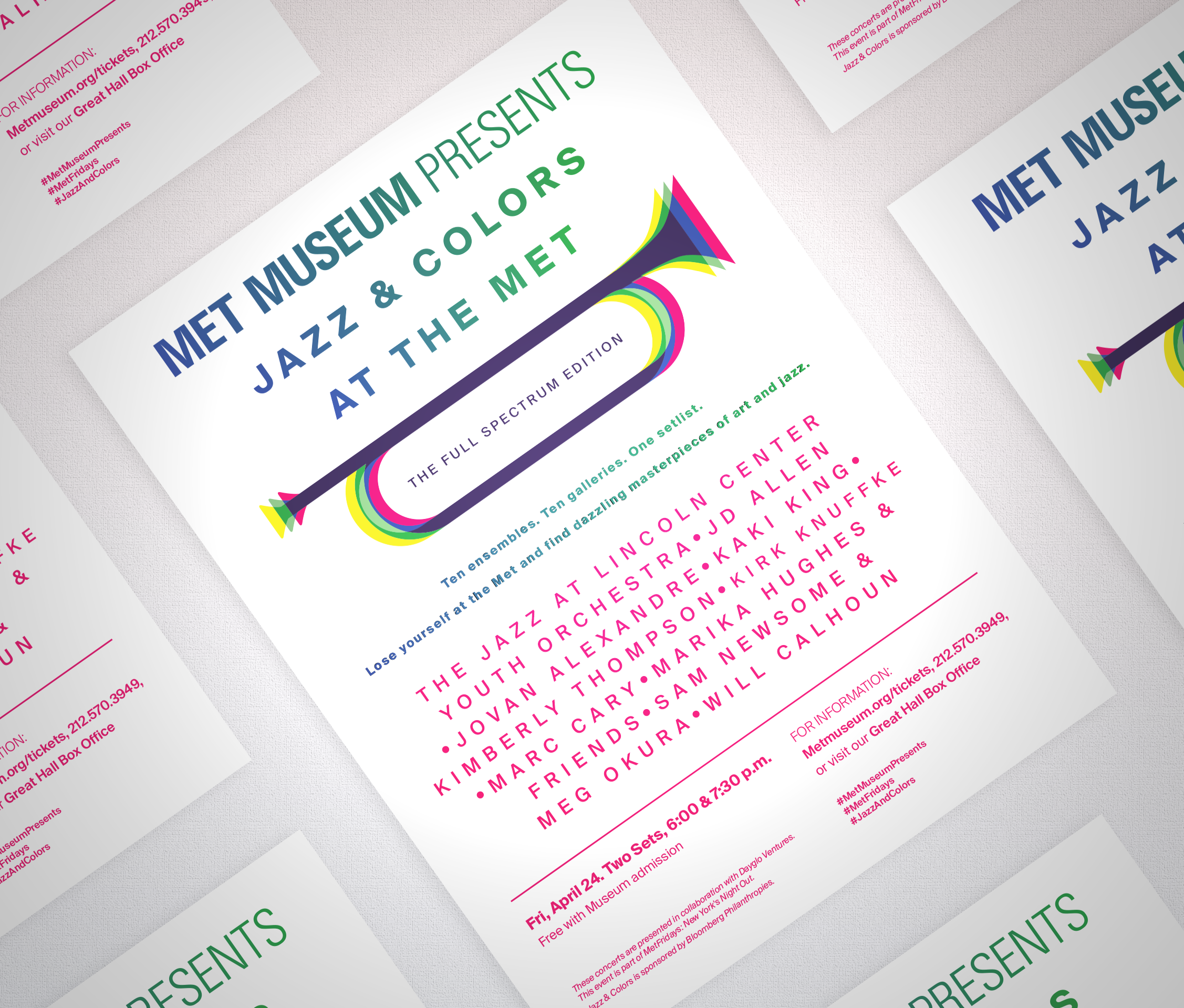 Logo, Branding, Poster Design for The Met Museum