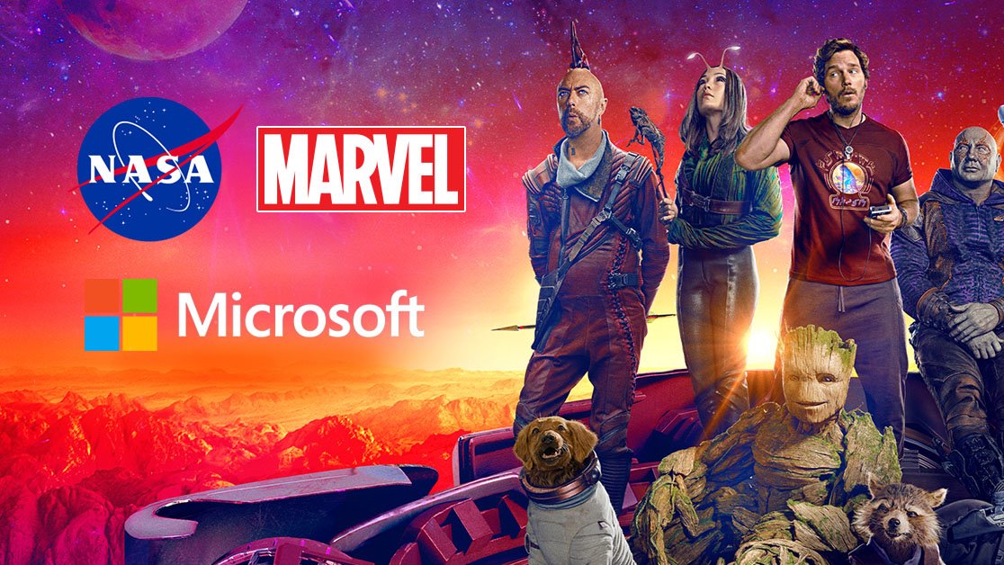 Original Music & Sound Design, Implementation: NASA × Marvel × Microsoft—Guardians of the Galaxy III (MakeCode Arcade Game)
