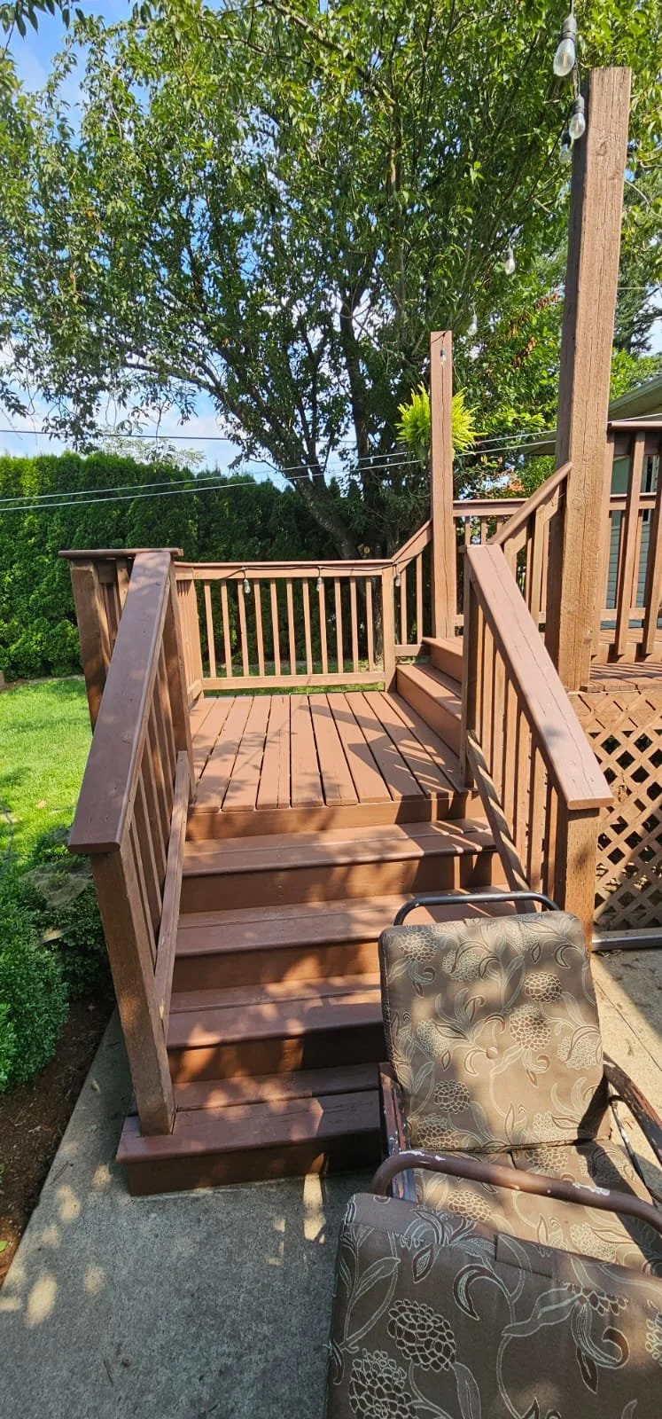 Greenwood Deck Staining