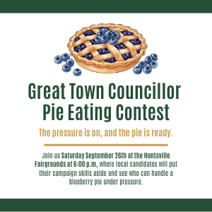  The Great Town Counsellor Nominee Pie Eating Contest