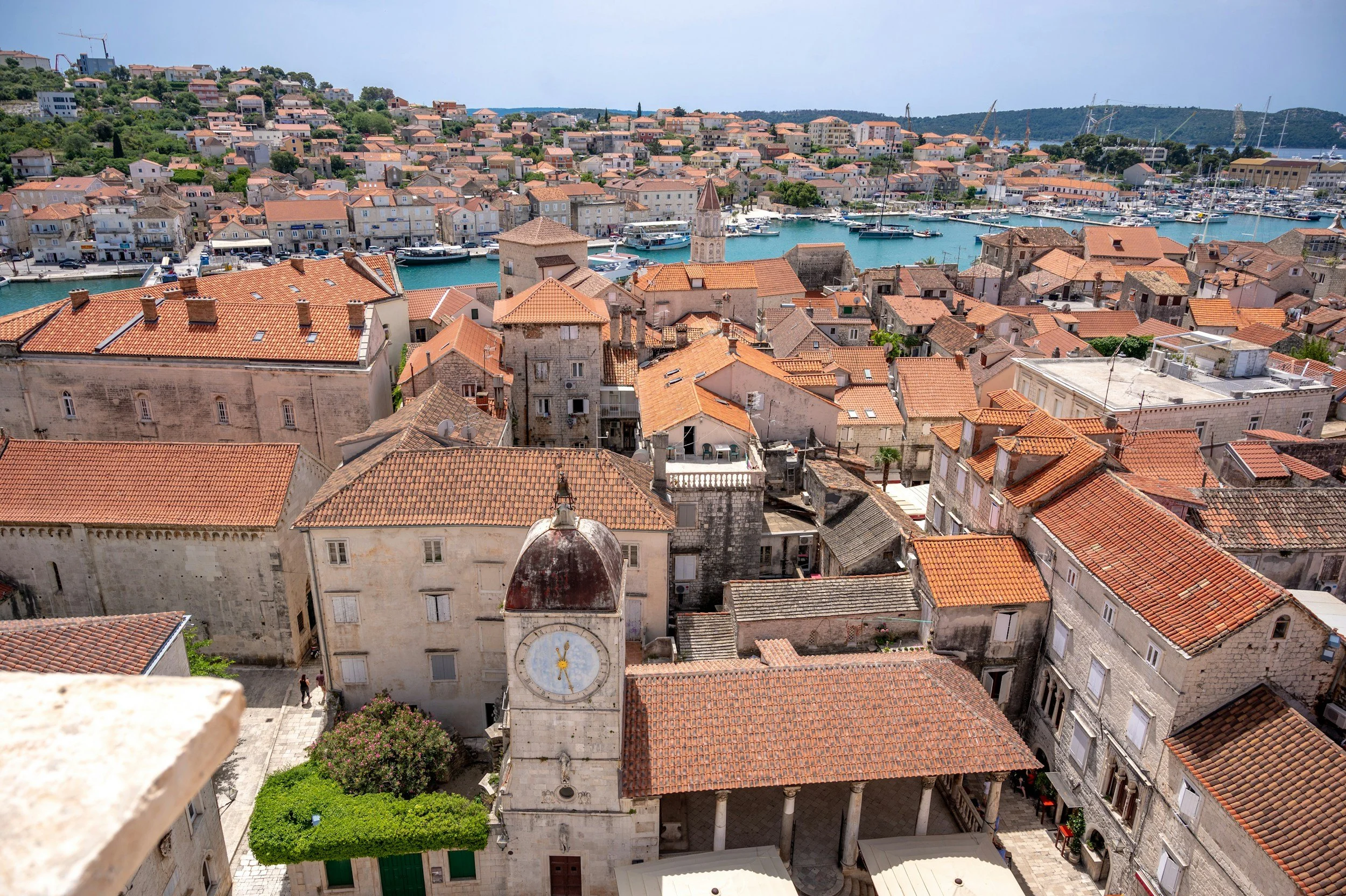 Trogir clock tower