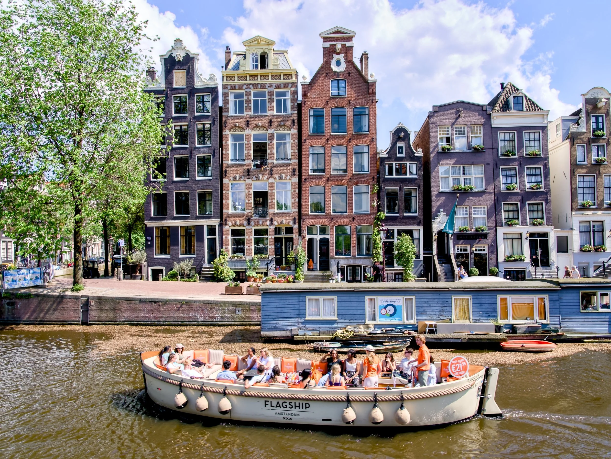 Canal Boat Amsterdam