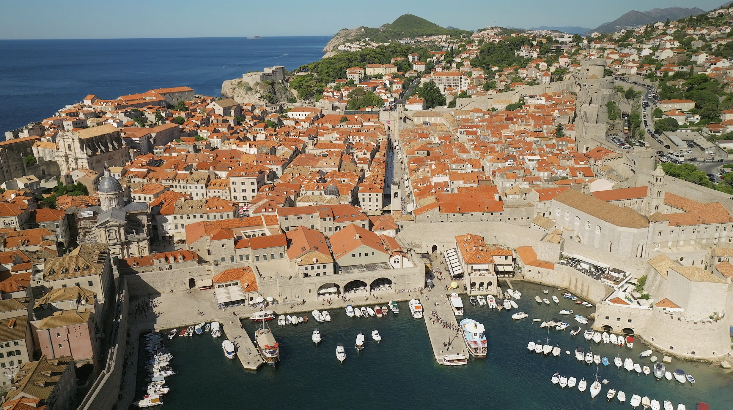Aerial view Dubrovnik