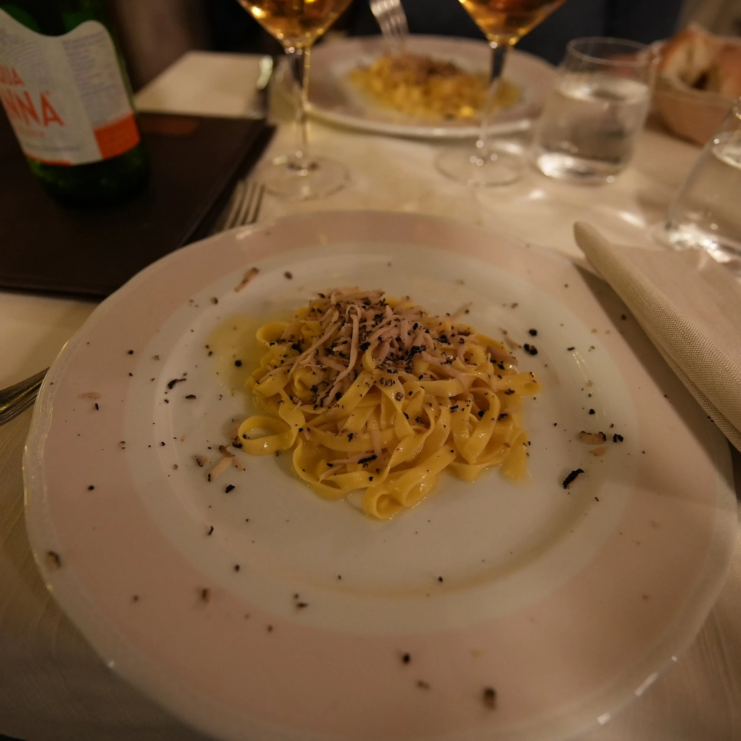 Greppia truffle pasta