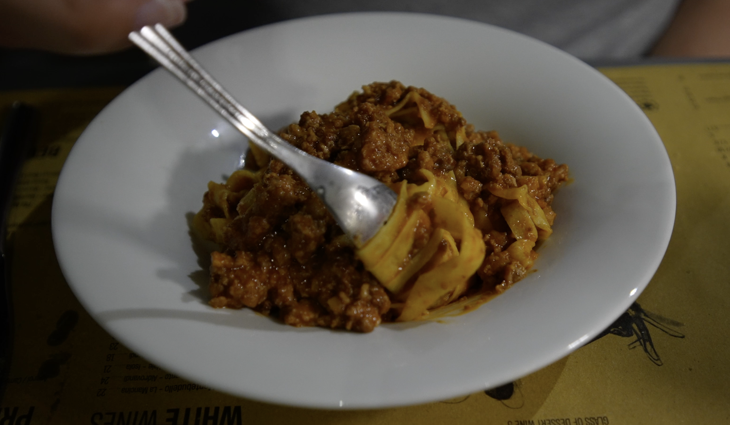 tagliatelle al ragu