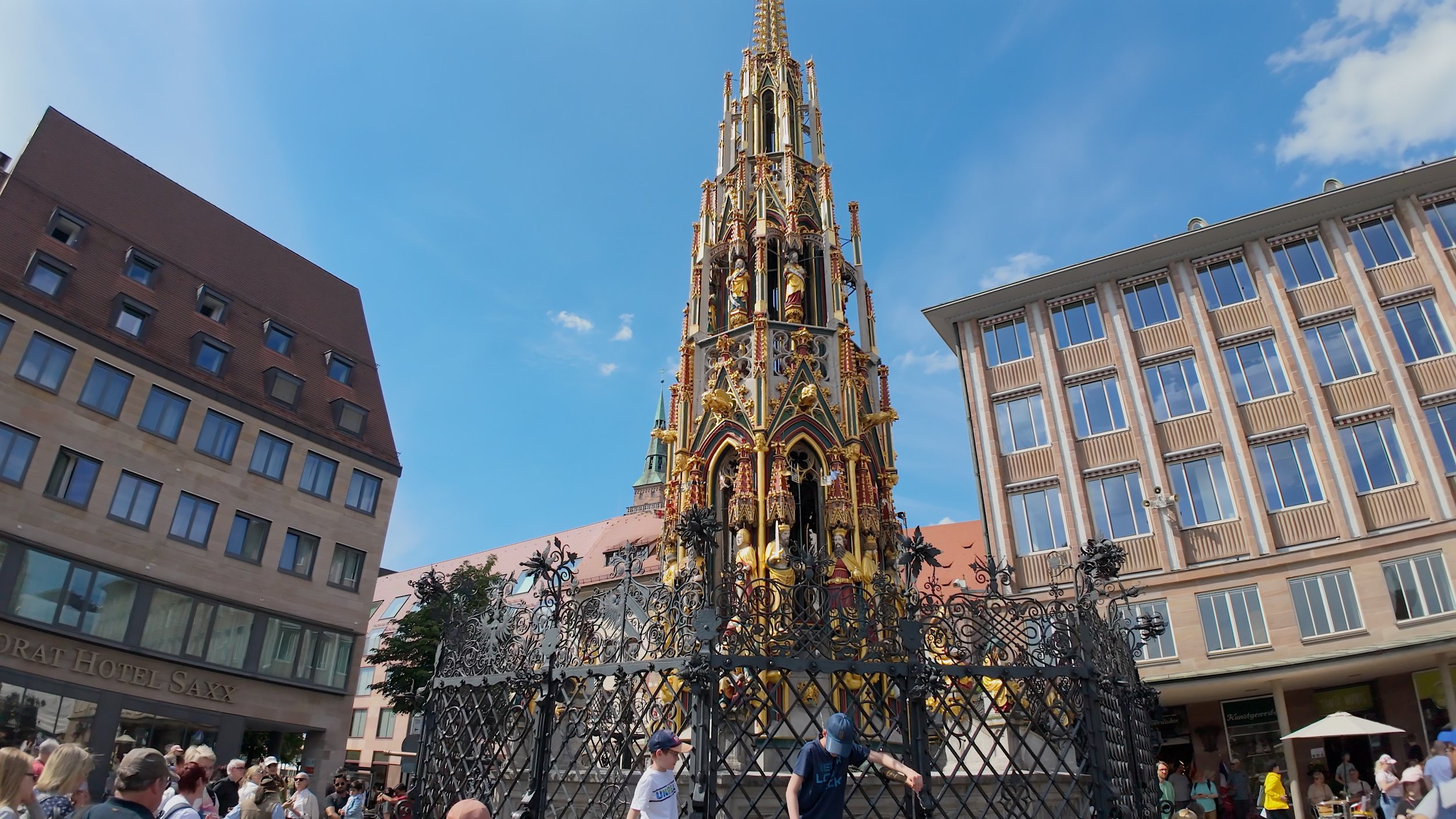Schöner Brunnen Nuremberg Germany