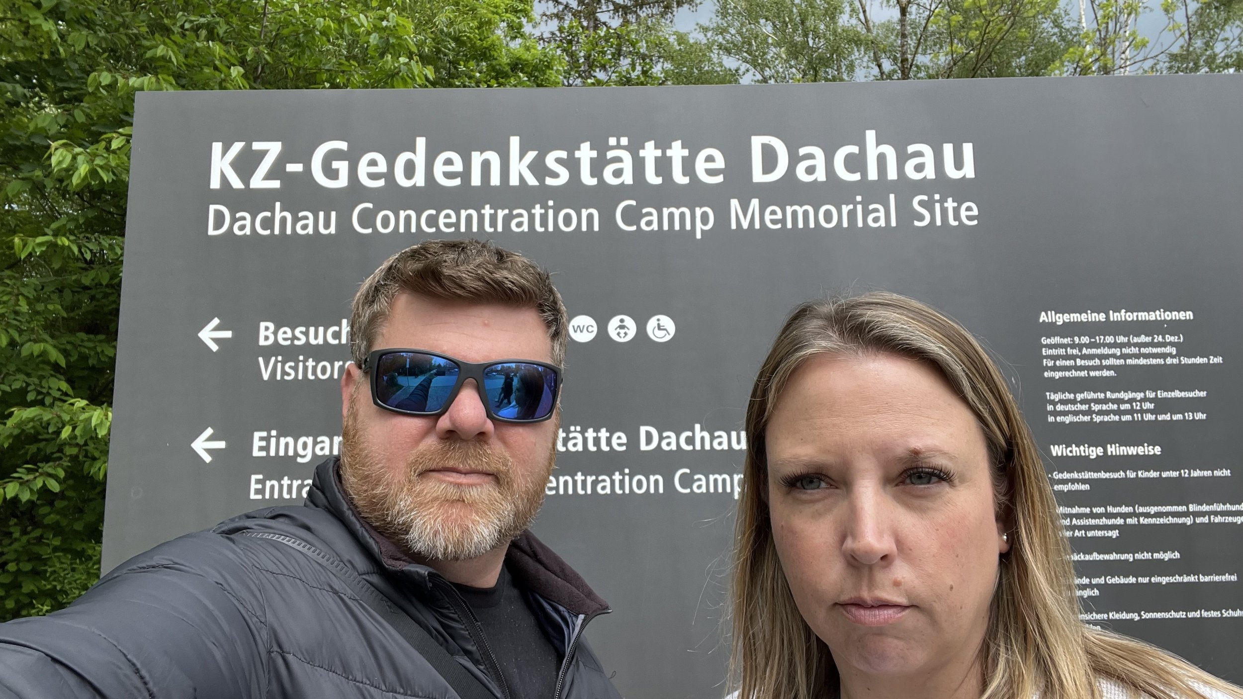 Cleared2travel at Dachau Concentration Camp sign