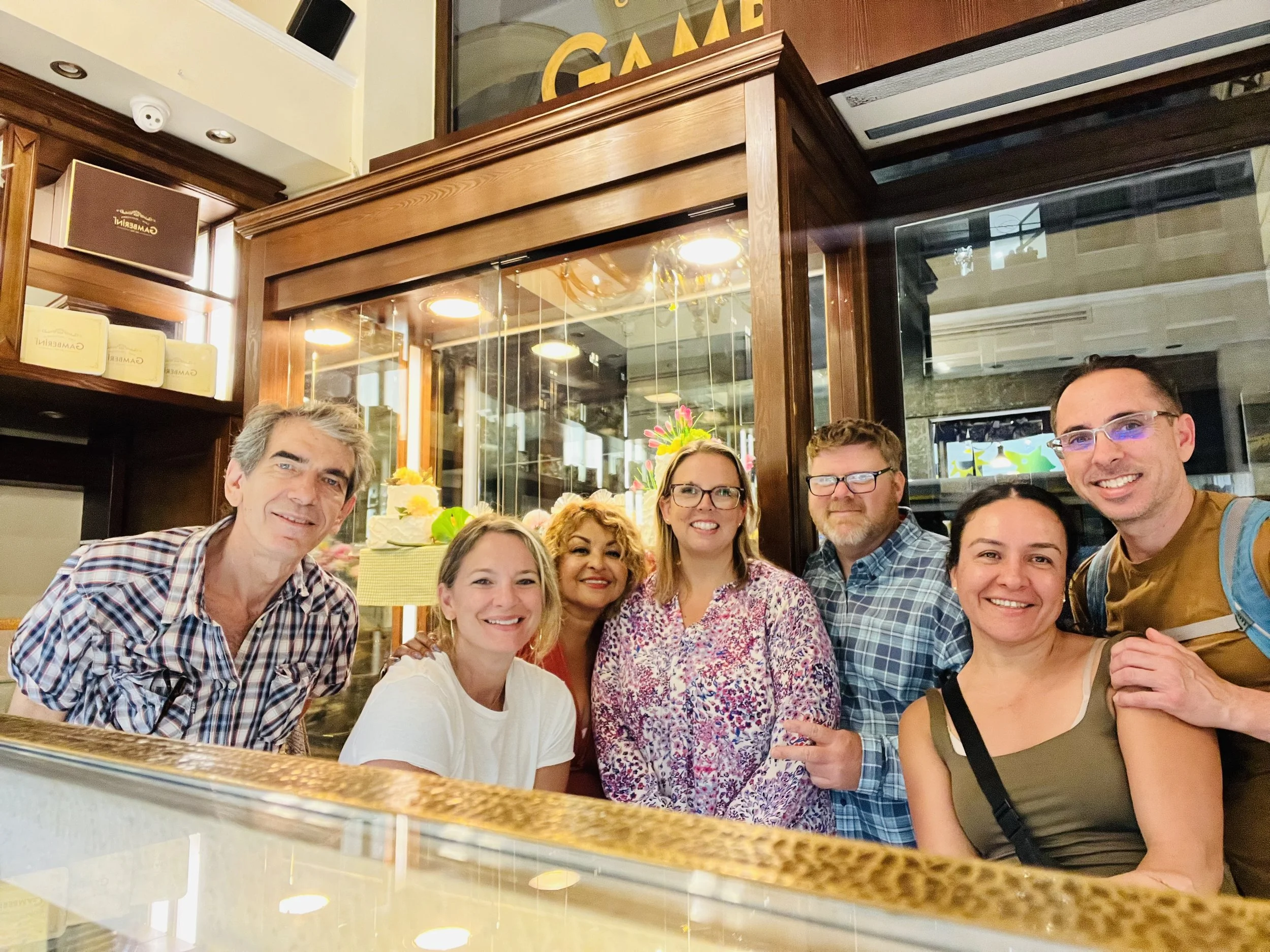Bologna food tour group picture