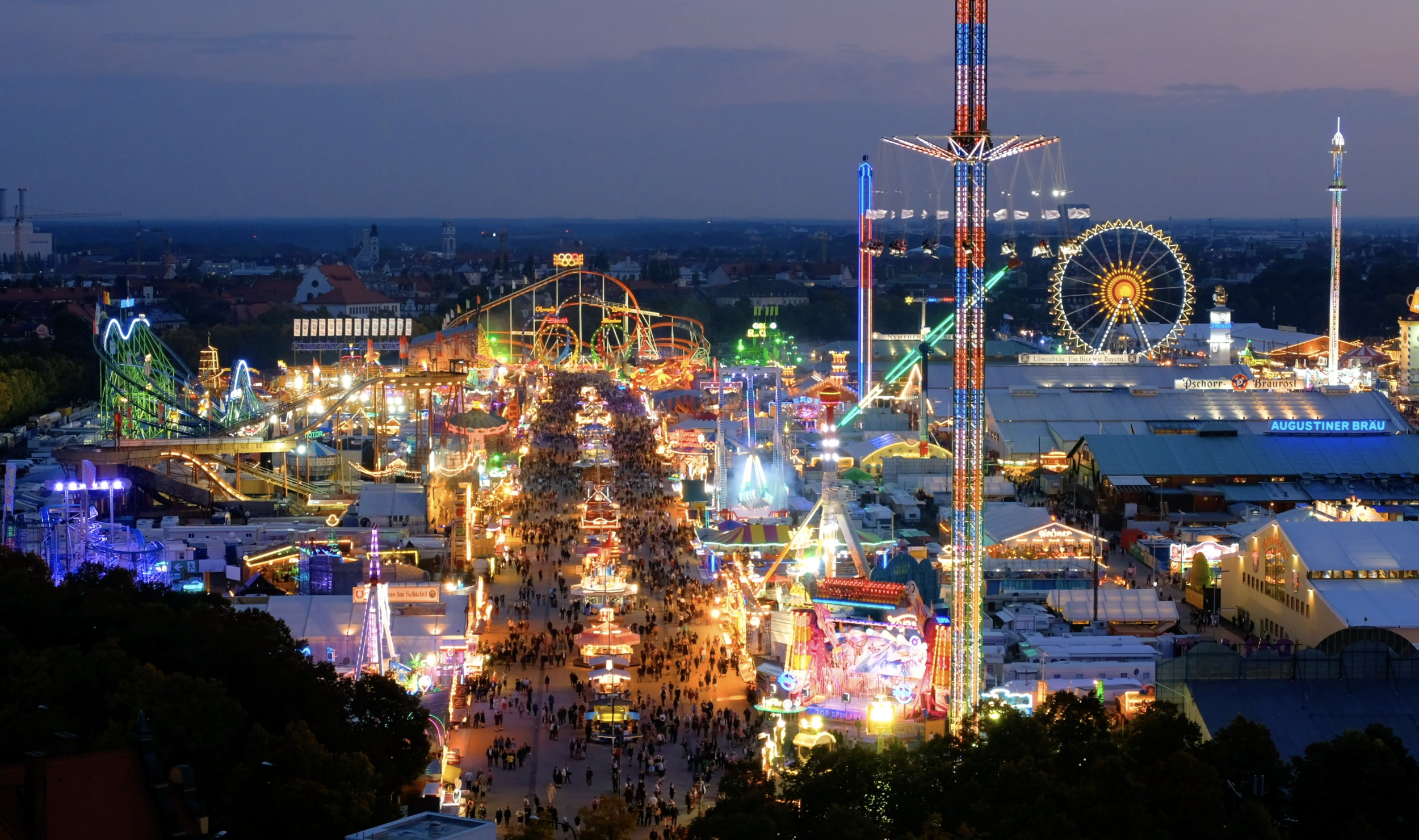 Oktoberfest Aerial