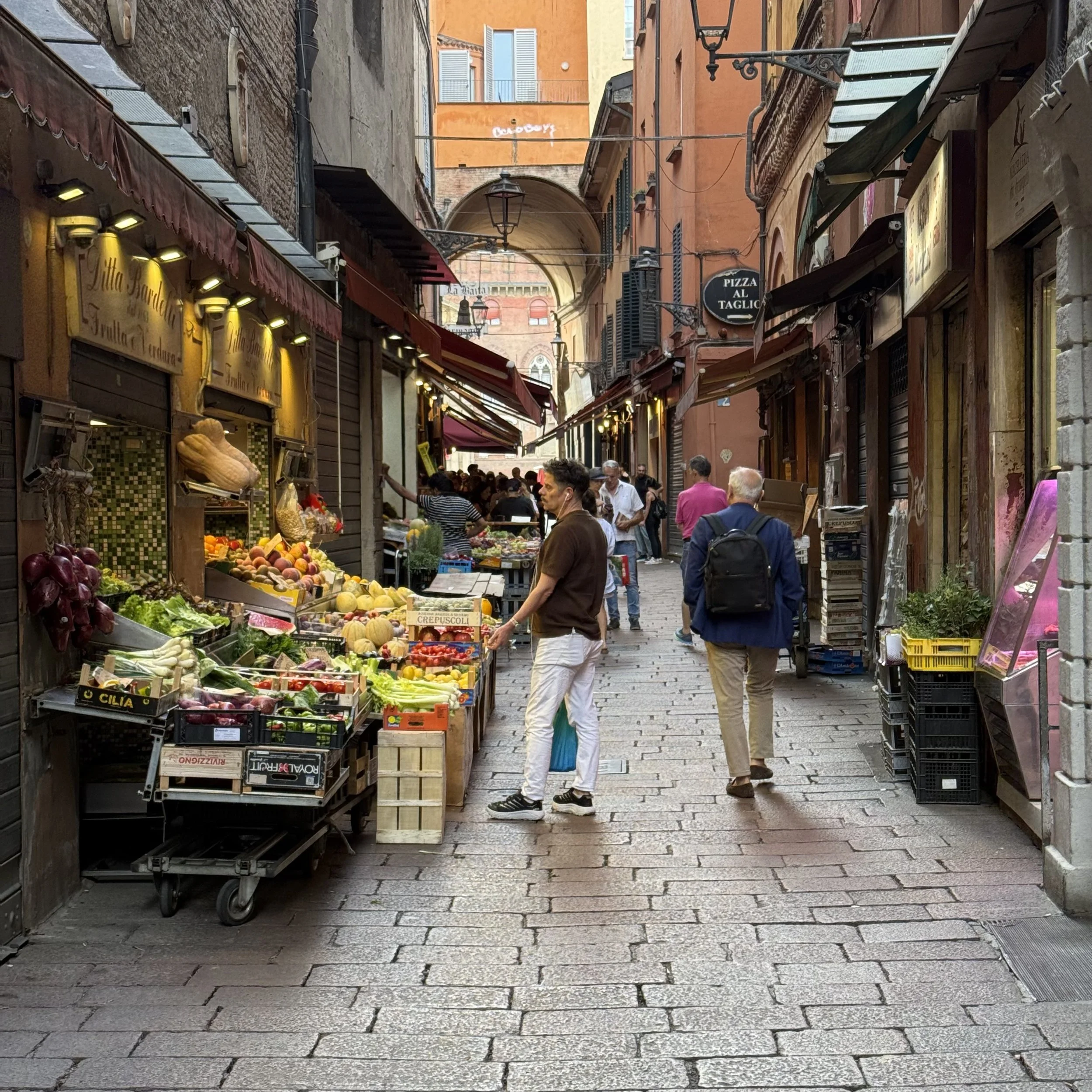 bologna local street shop