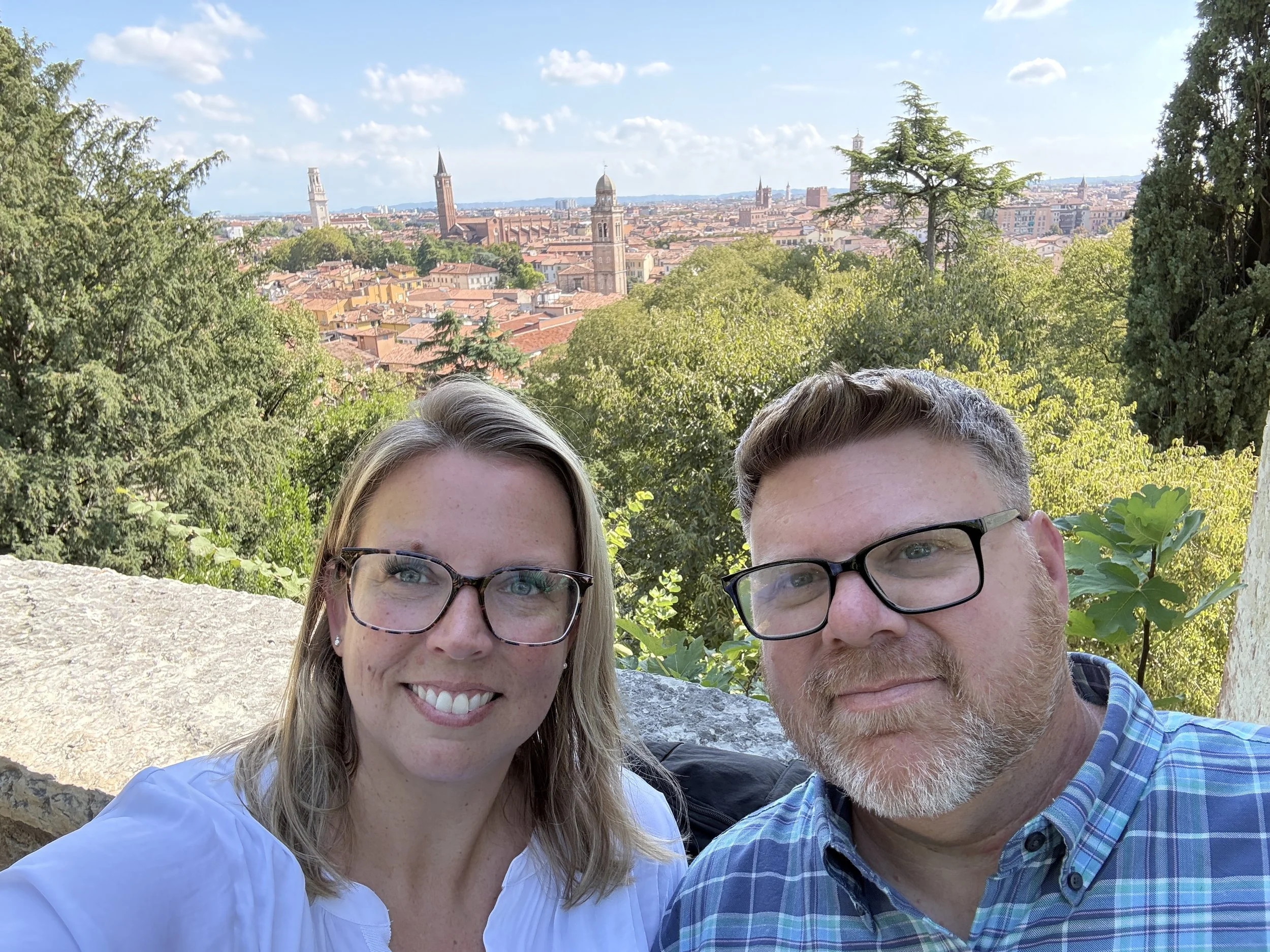 cleared2travel couple at Giardino Giusti