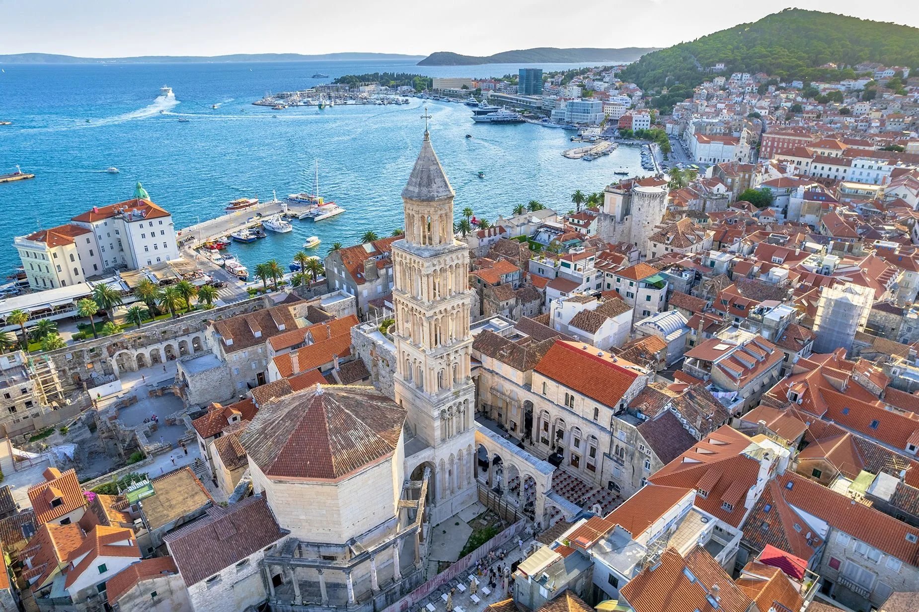 Aerial view of Diocletian's Palace