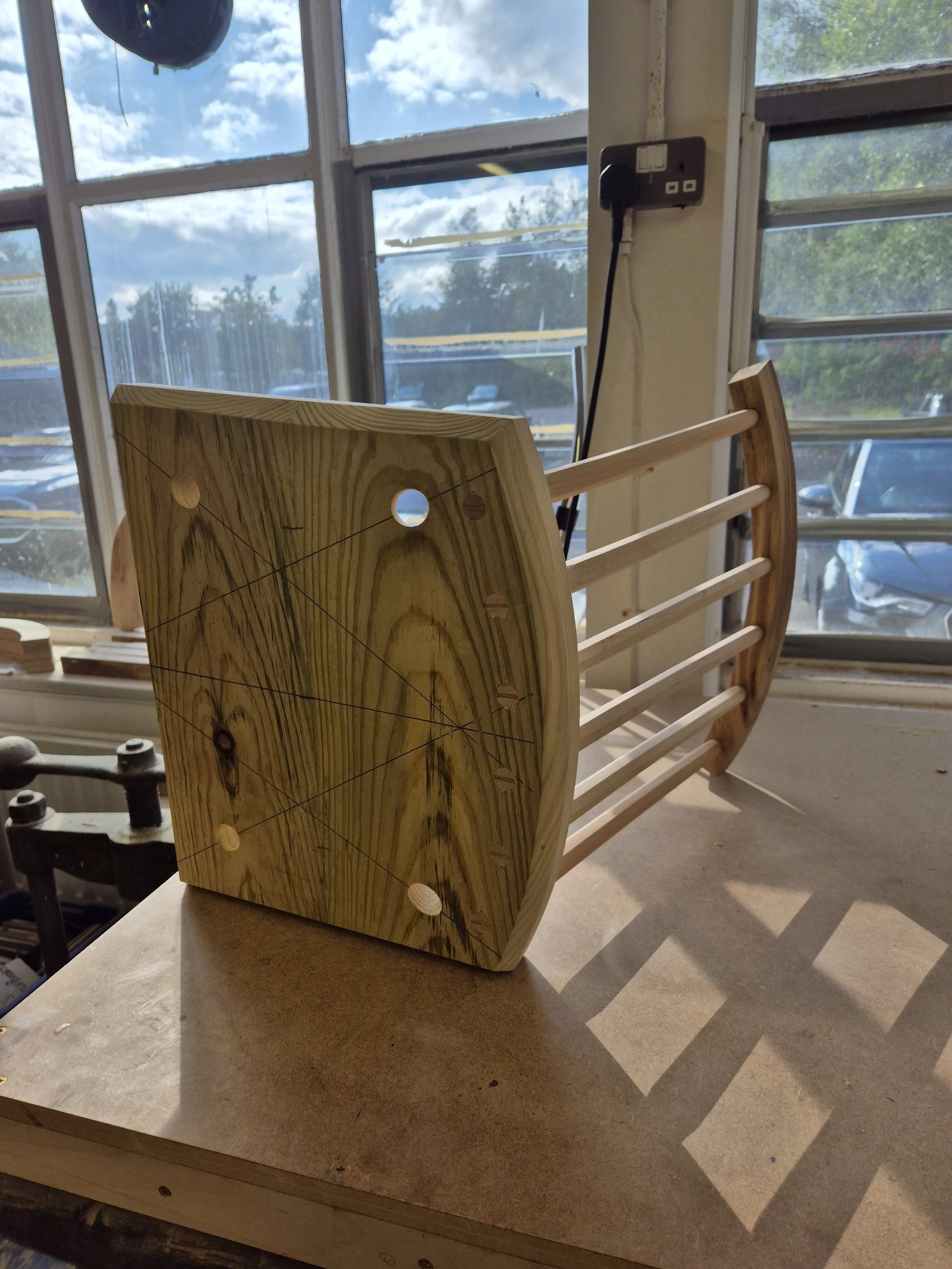 Welsh side chair creation