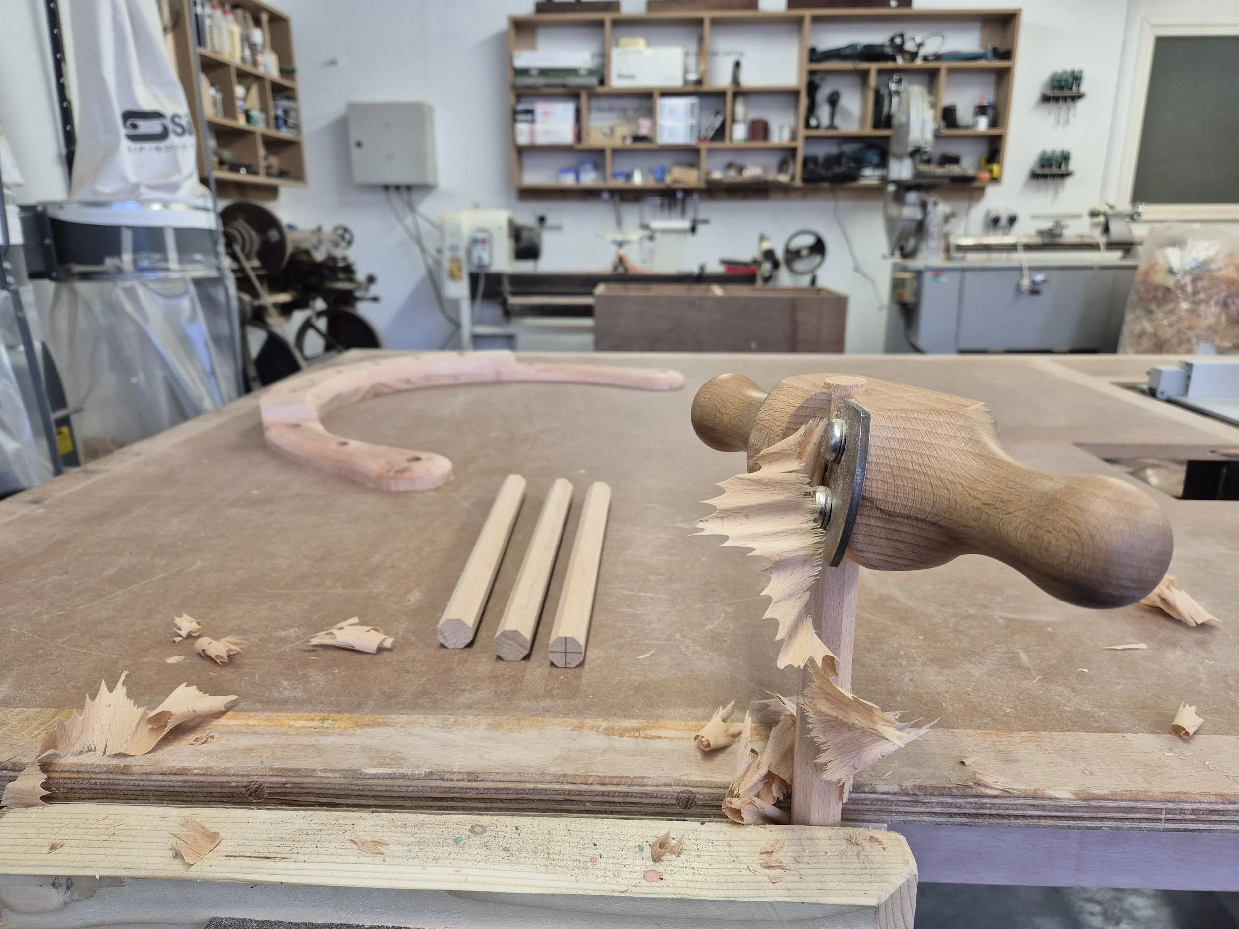 Working on a new chair commission…