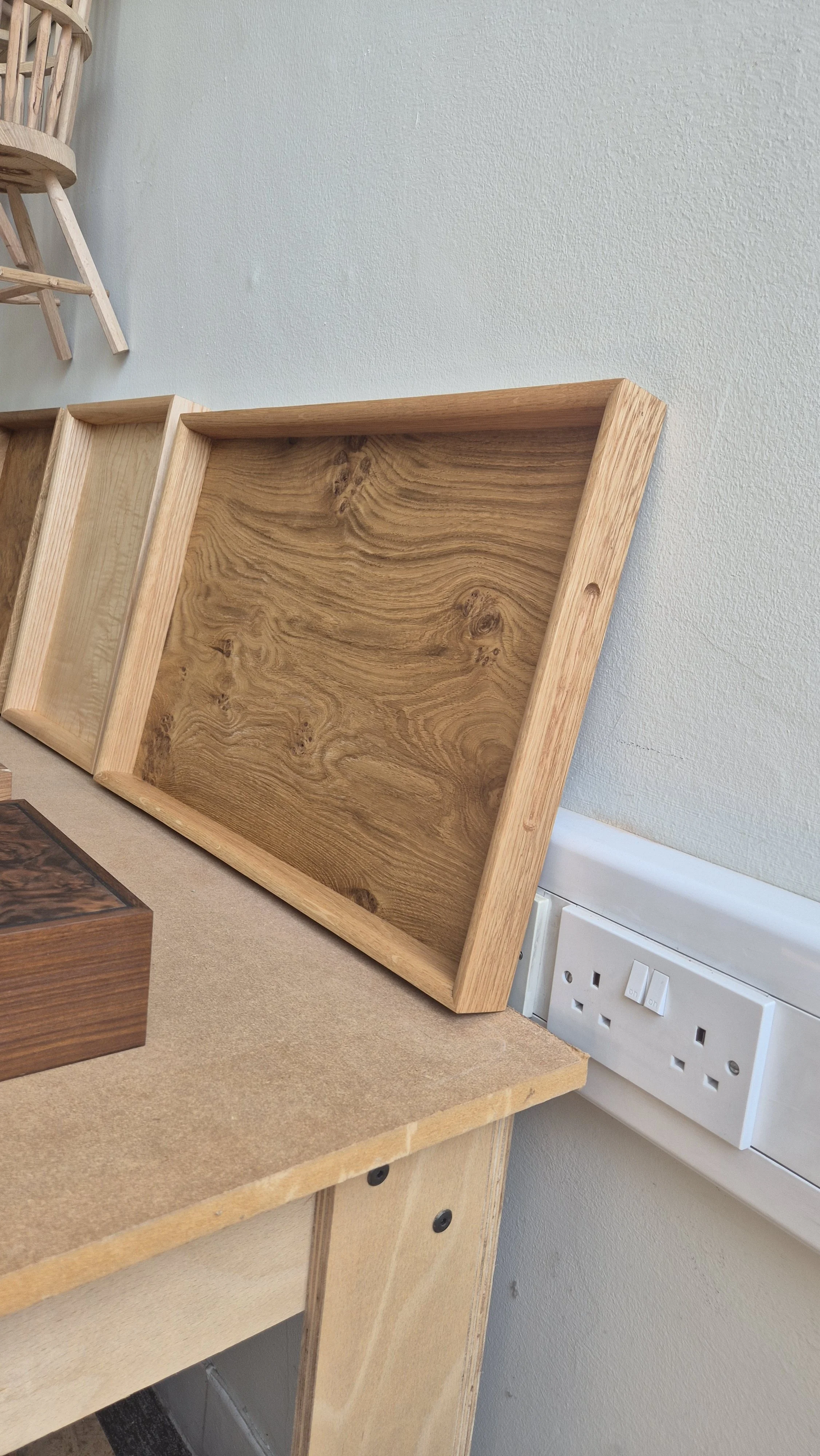 Large serving tray completed