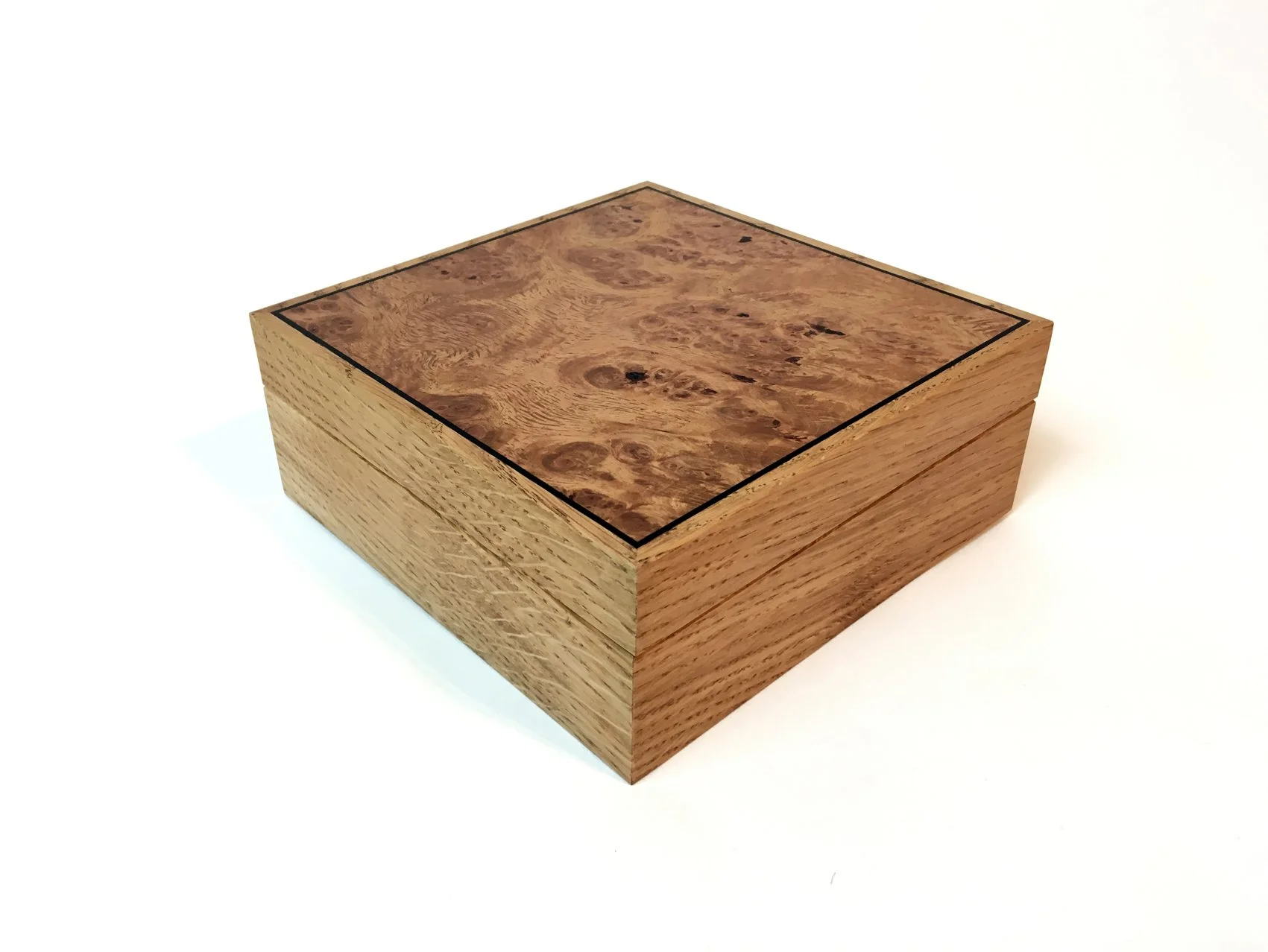 Square cufflink box