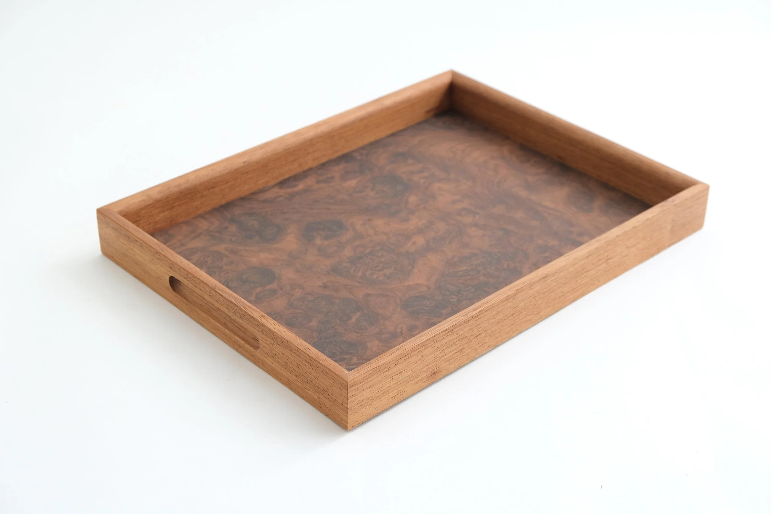 Serving tray - made in walnut