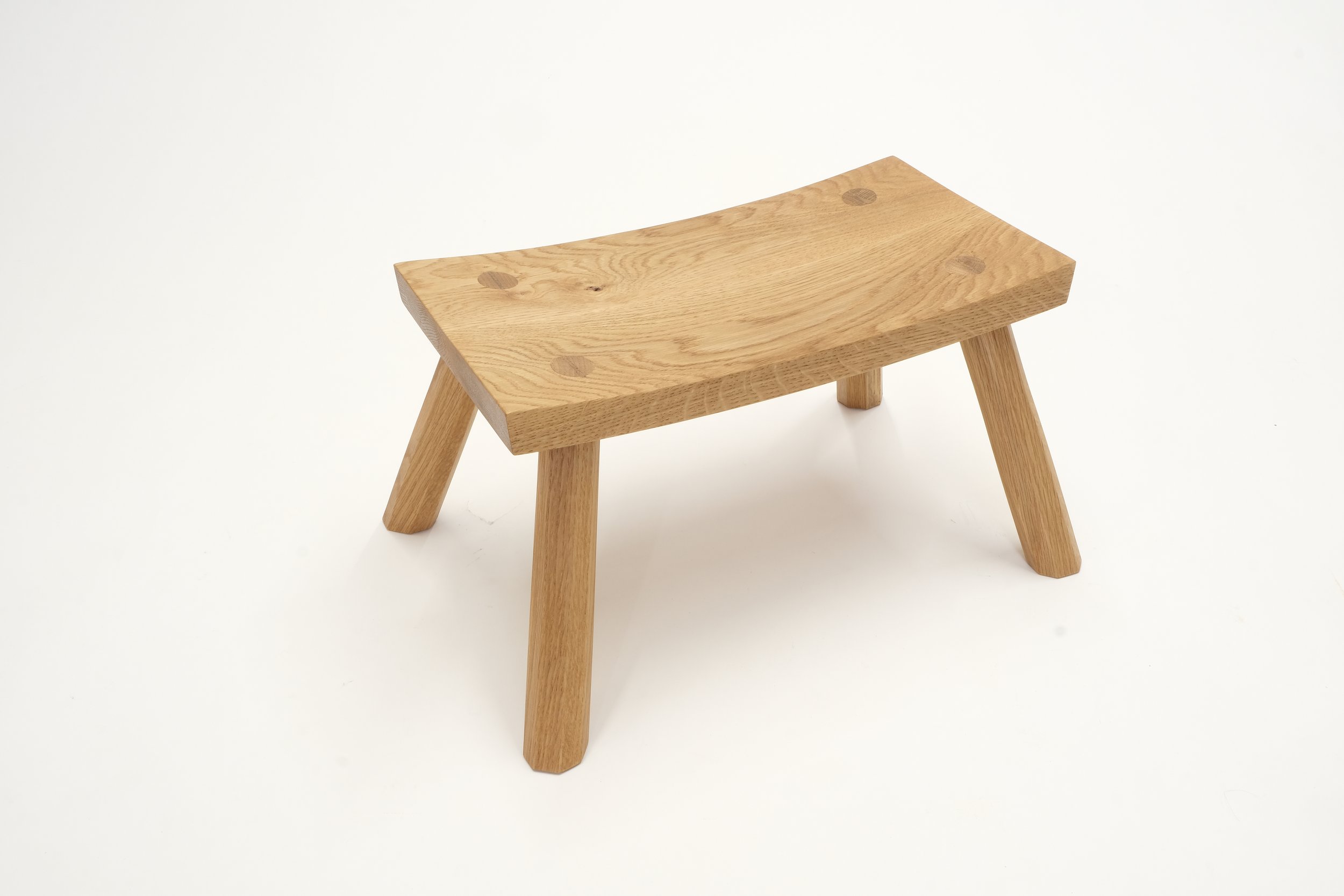 Foot stool - oak