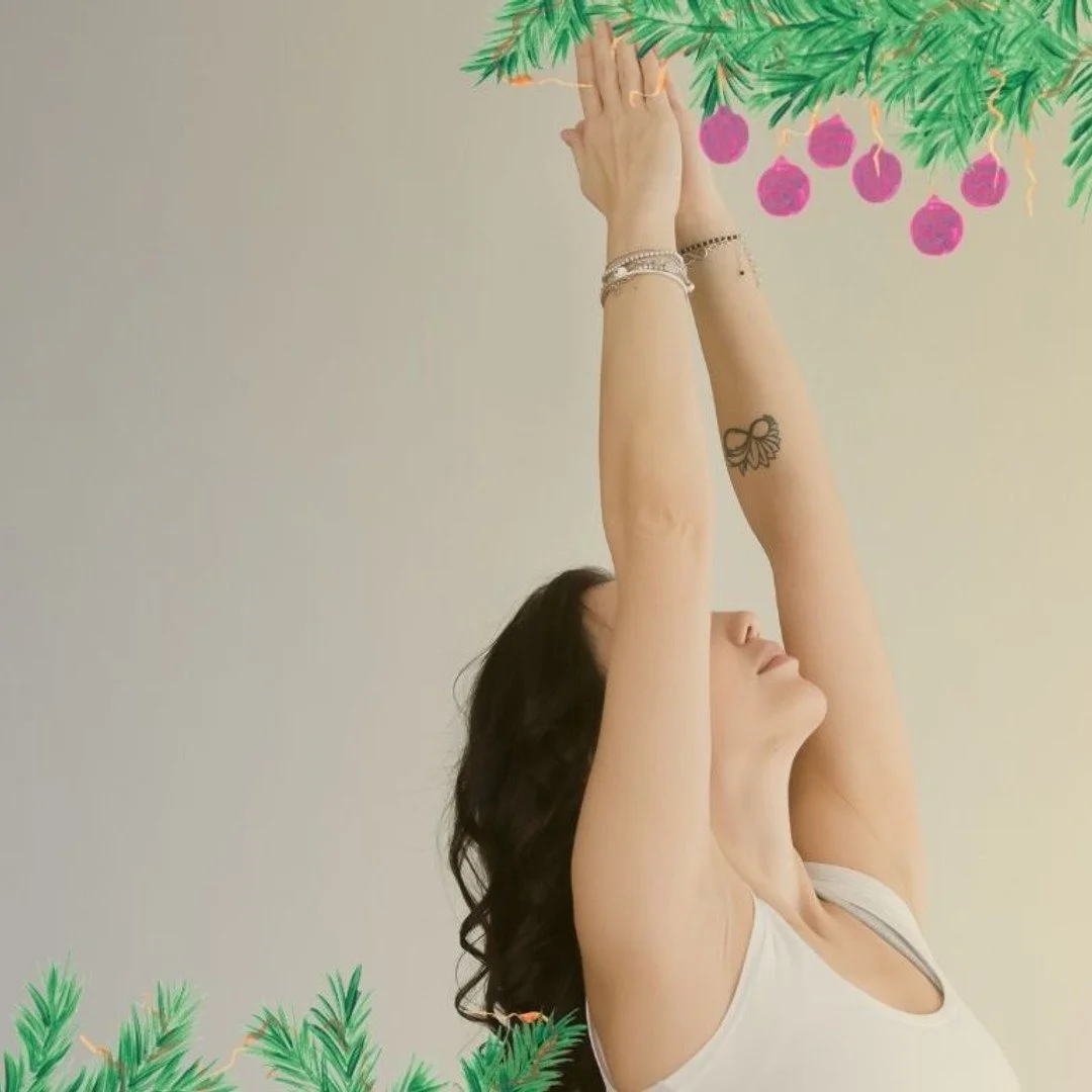 Monatsinspiration Dezember - Tadasana - Der Berg der Ruhe, in der Weihnachtszeit