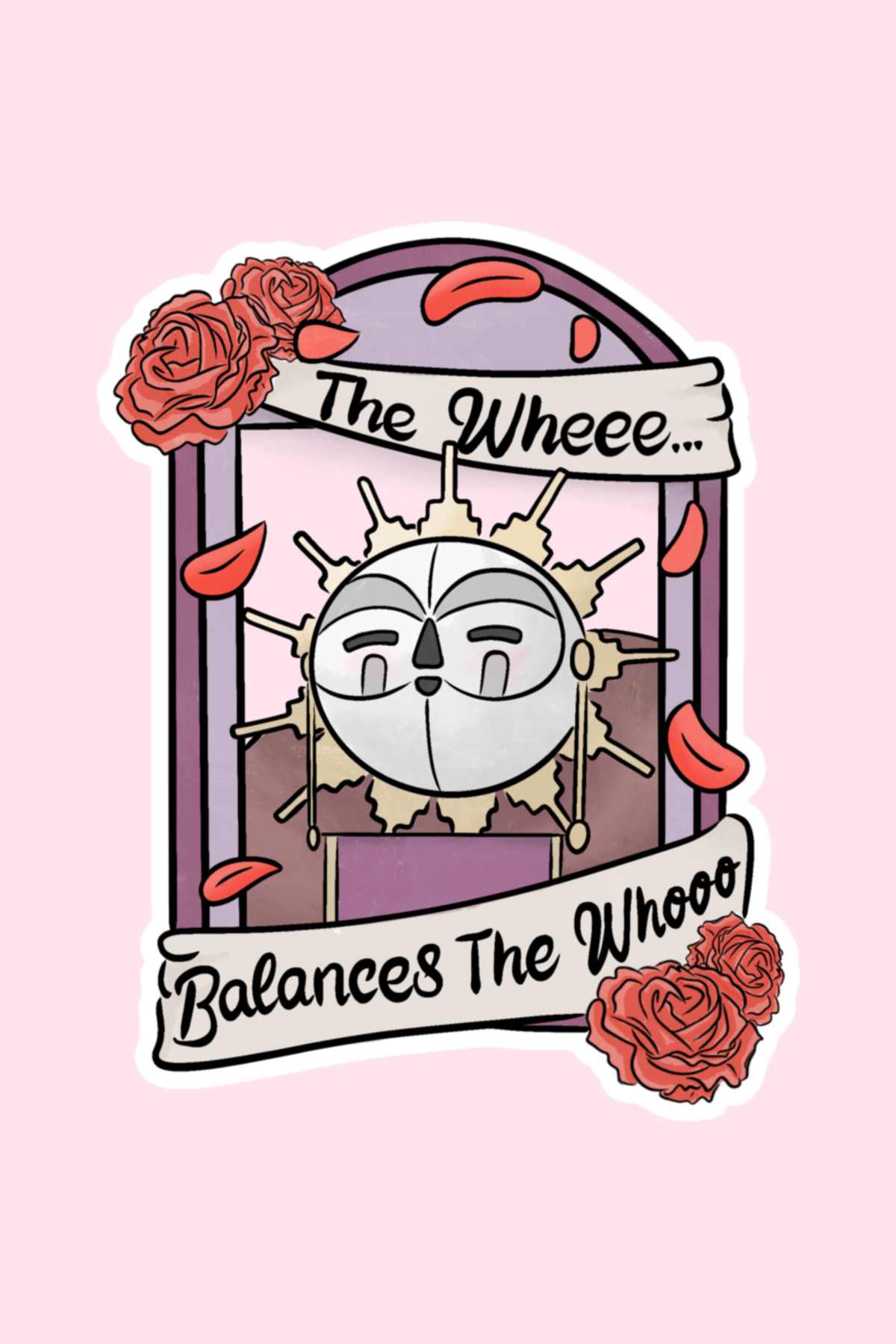 'The Wheee Balances The Whooo' Esquie 4x6" Gloss Print