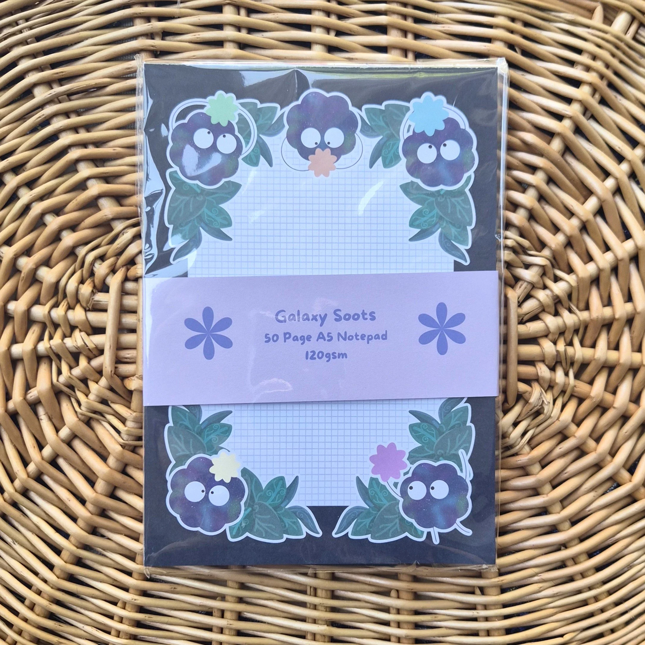 Galaxy Soot Sprite A5 Notepad