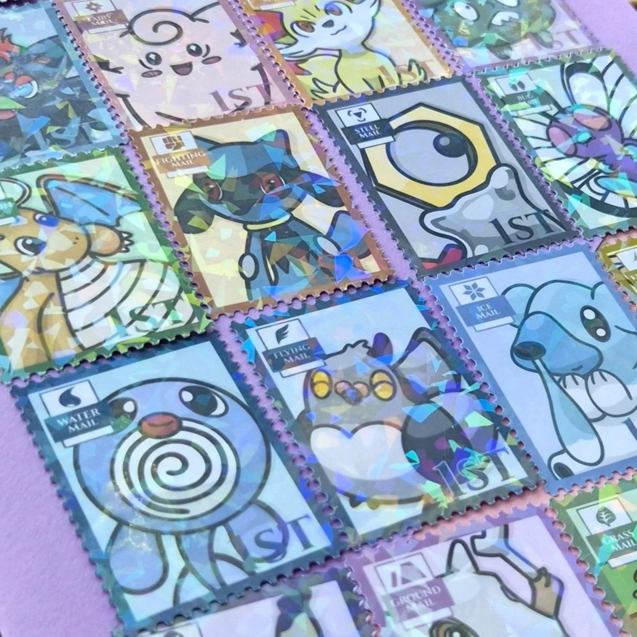 Variety Mon Stamp Stickers