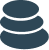 Stack of smooth, rounded stones