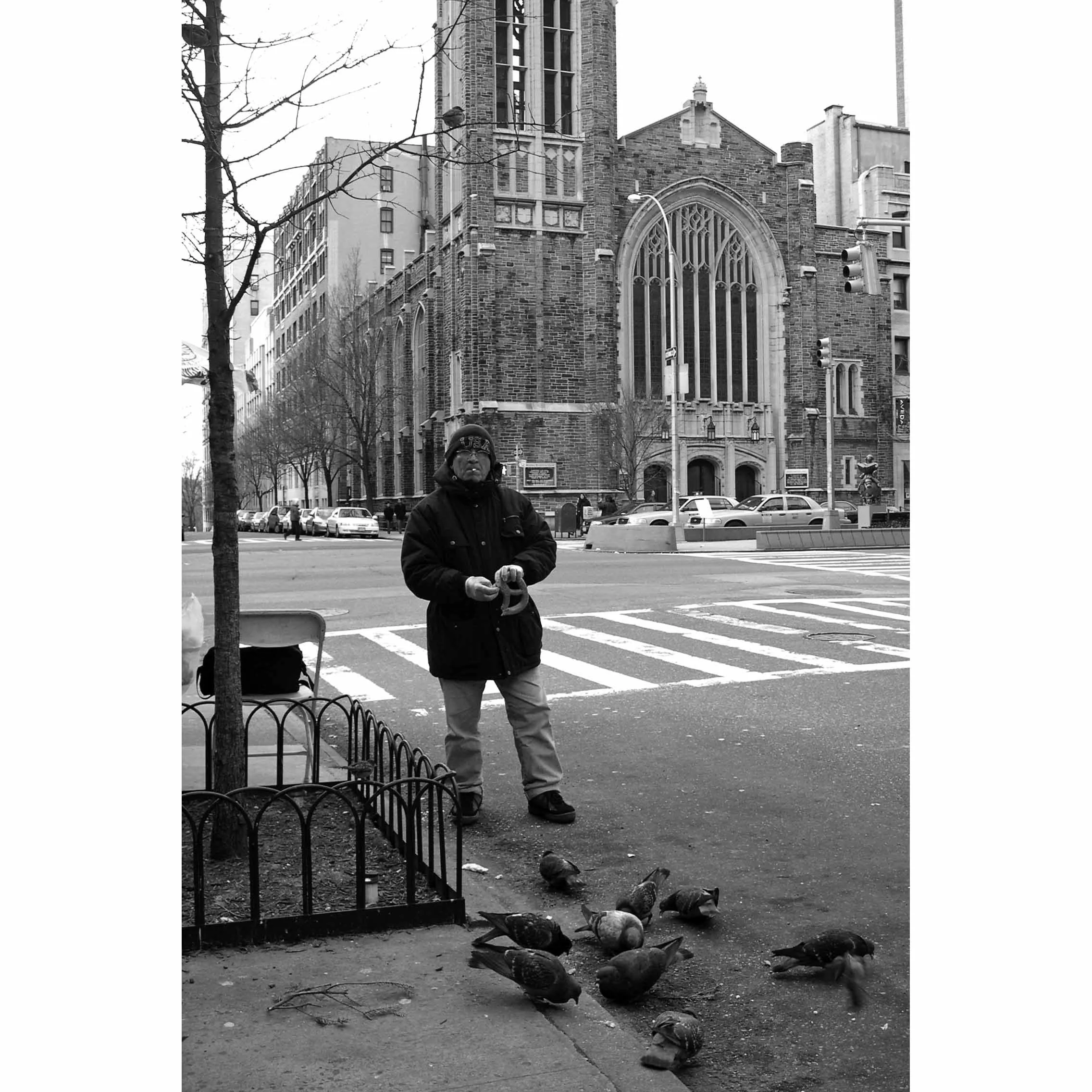 Pigeon Man, NYC