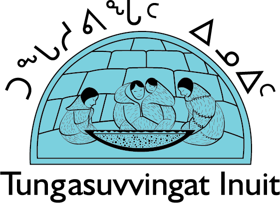 Illustration of three people inside a dome-shaped igloo, with the central person seated at a low table and the other two kneeling on either side, all smiling.