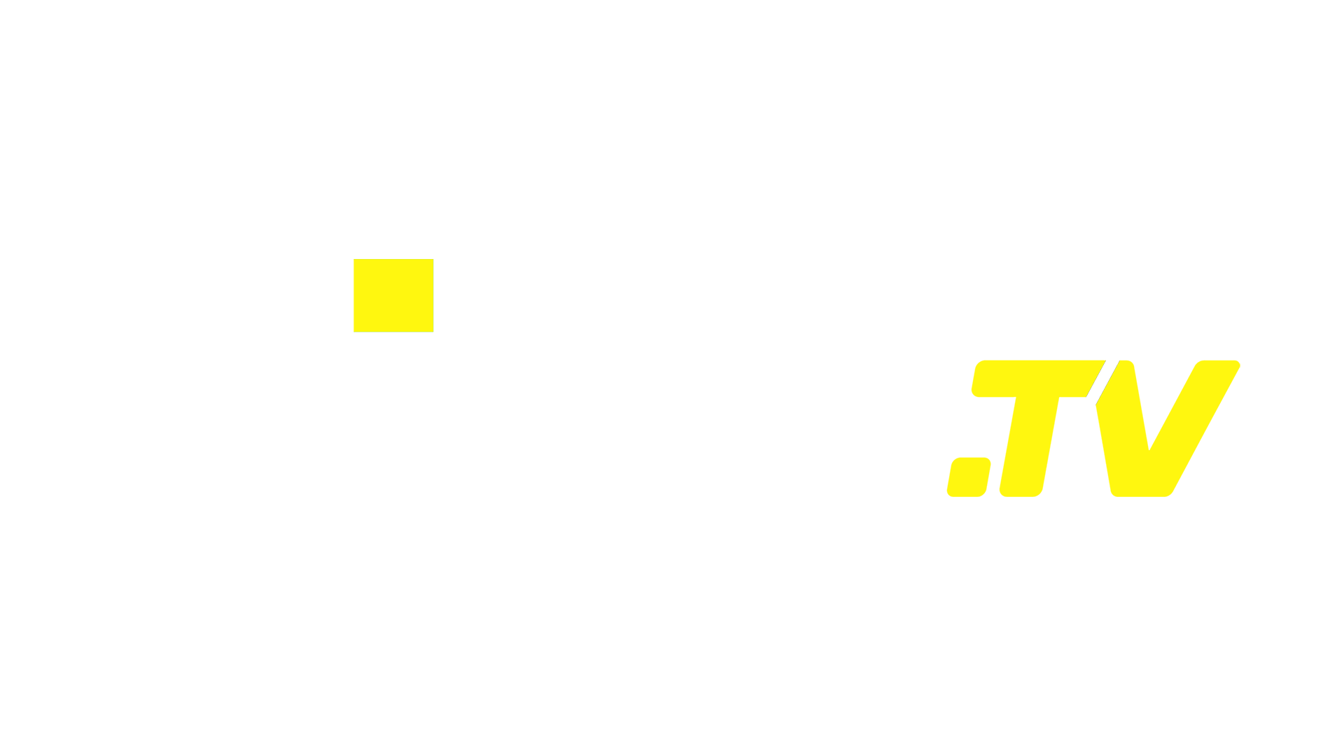 The logo for Fix TV features the words 'F.I.X' in bold white and black letters with a yellow square dotting the 'I' and the suffix '.TV' in yellow, set against a black background.