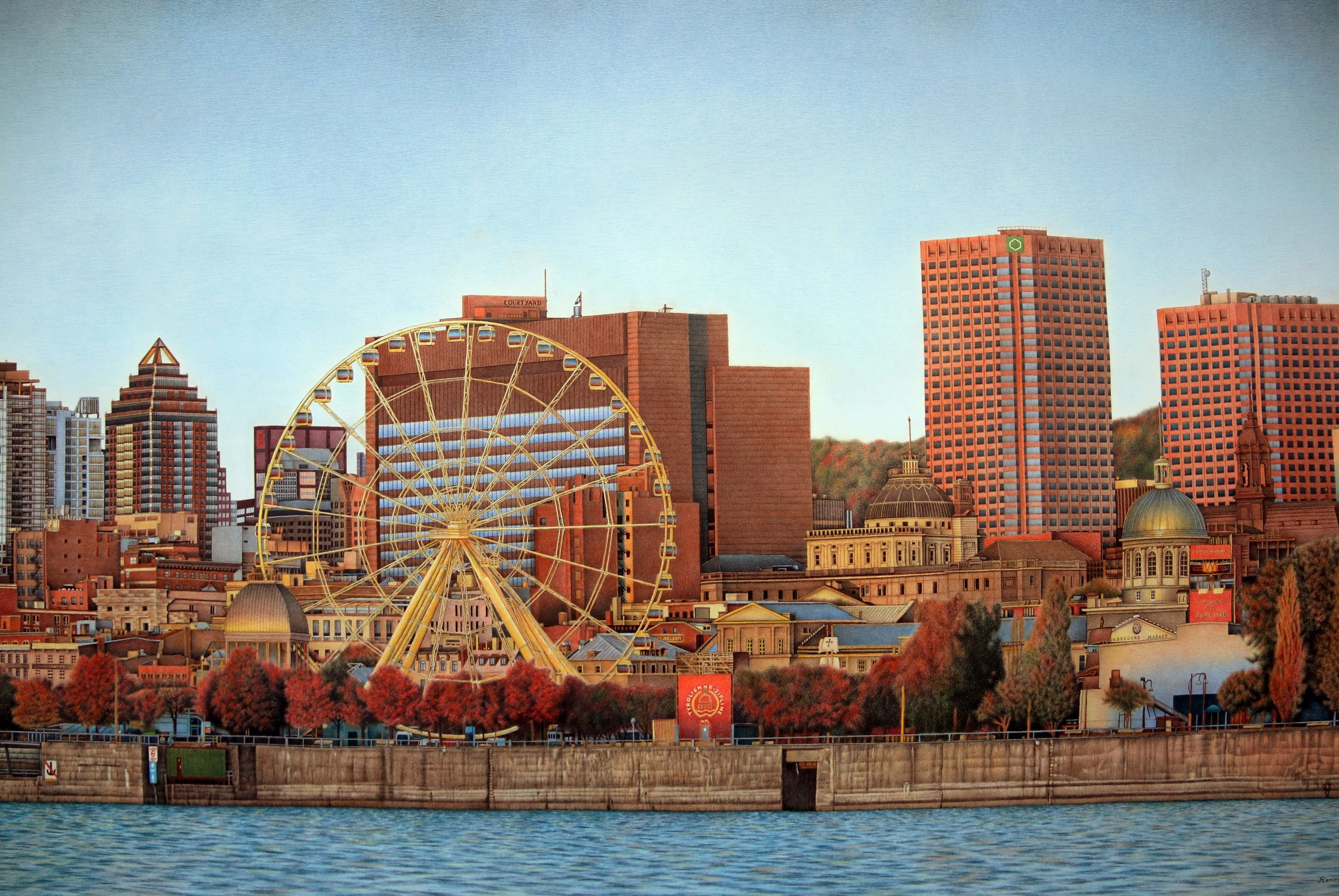 Old Montreal Cityscape  72