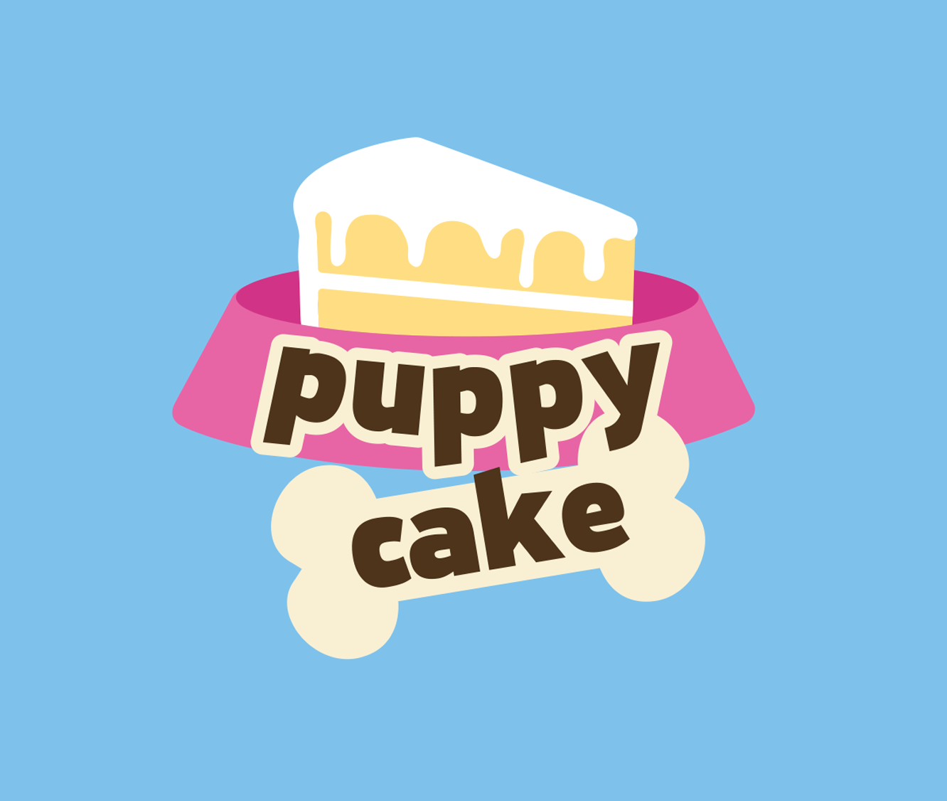 Puppy Cake Logo