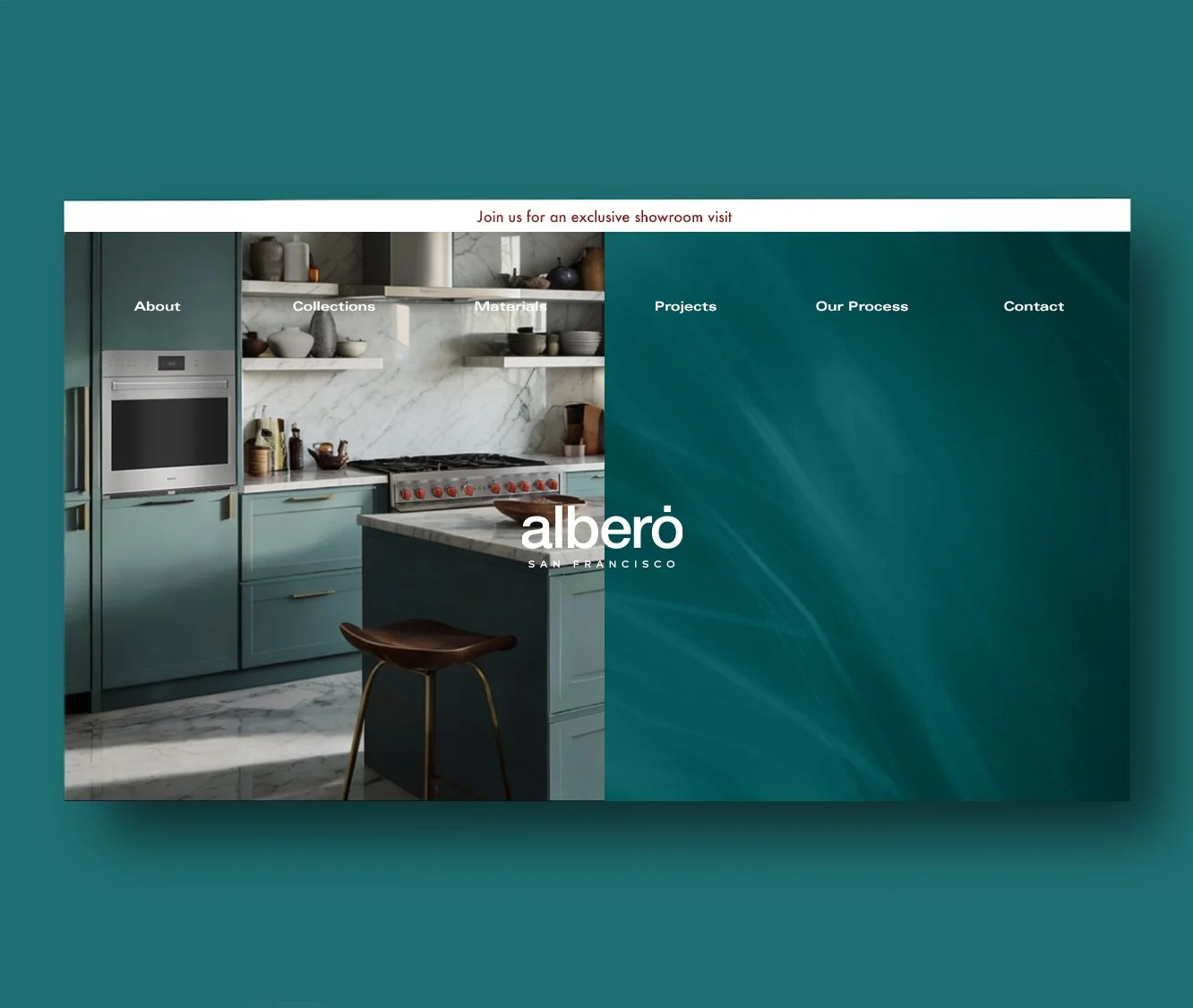 Website homepage