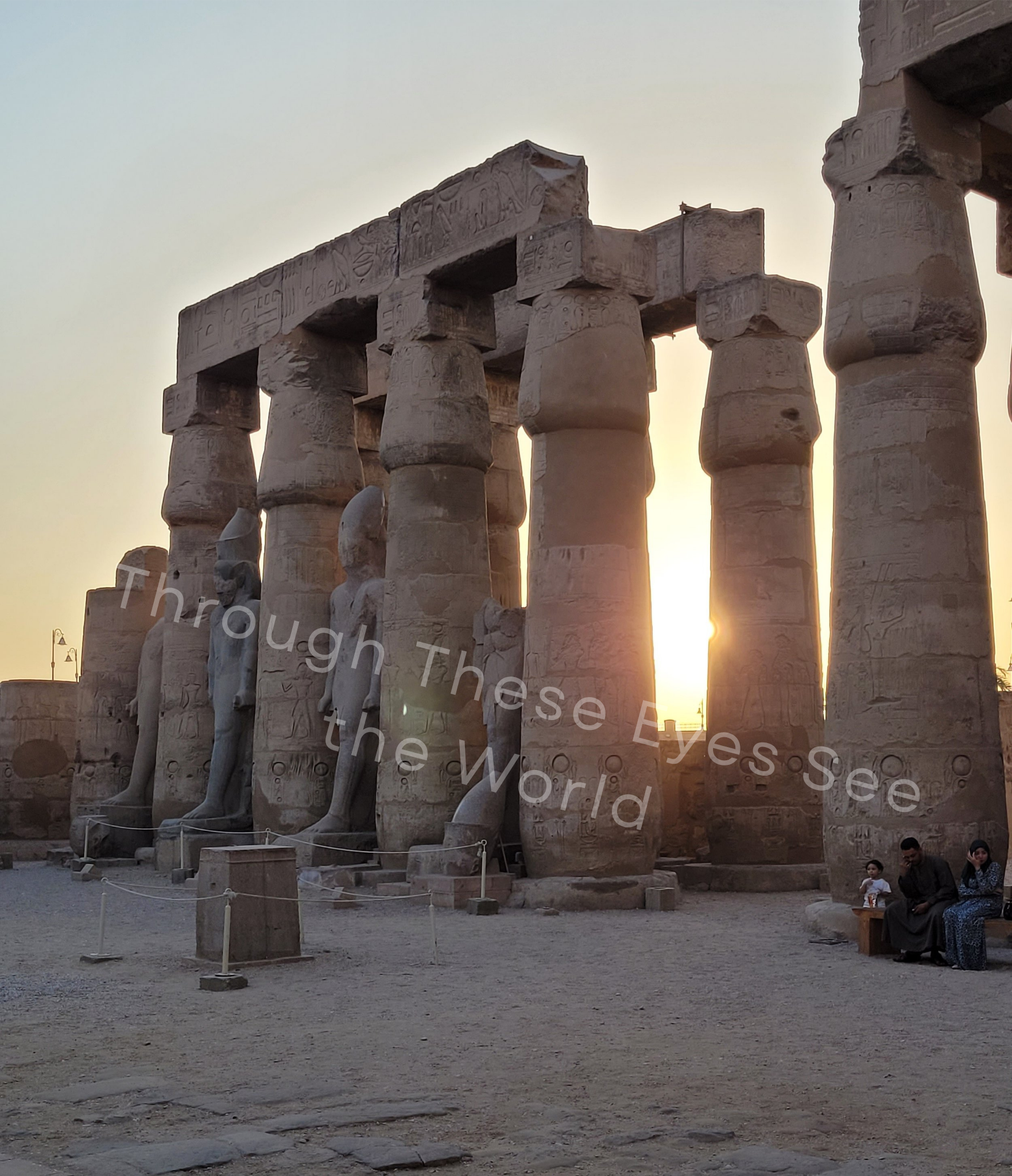 Sunset at Luxor