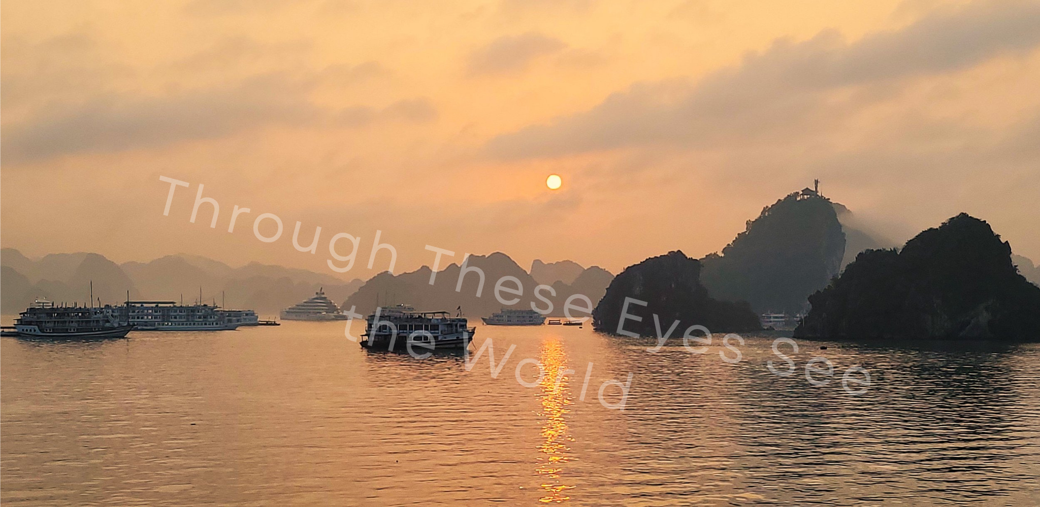 Sunset Over Halong Bay