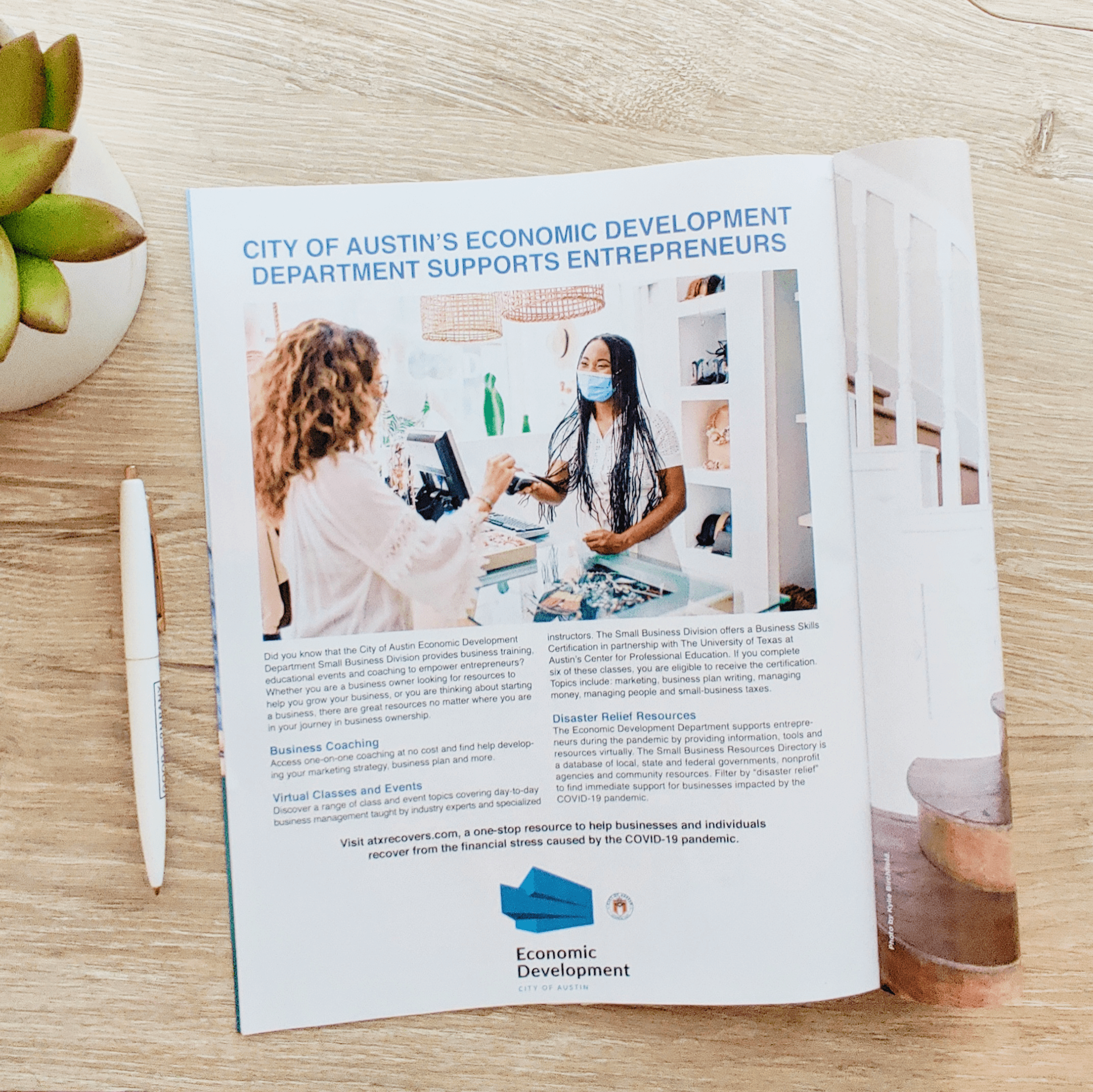 Economic Development Magazine Advertisement