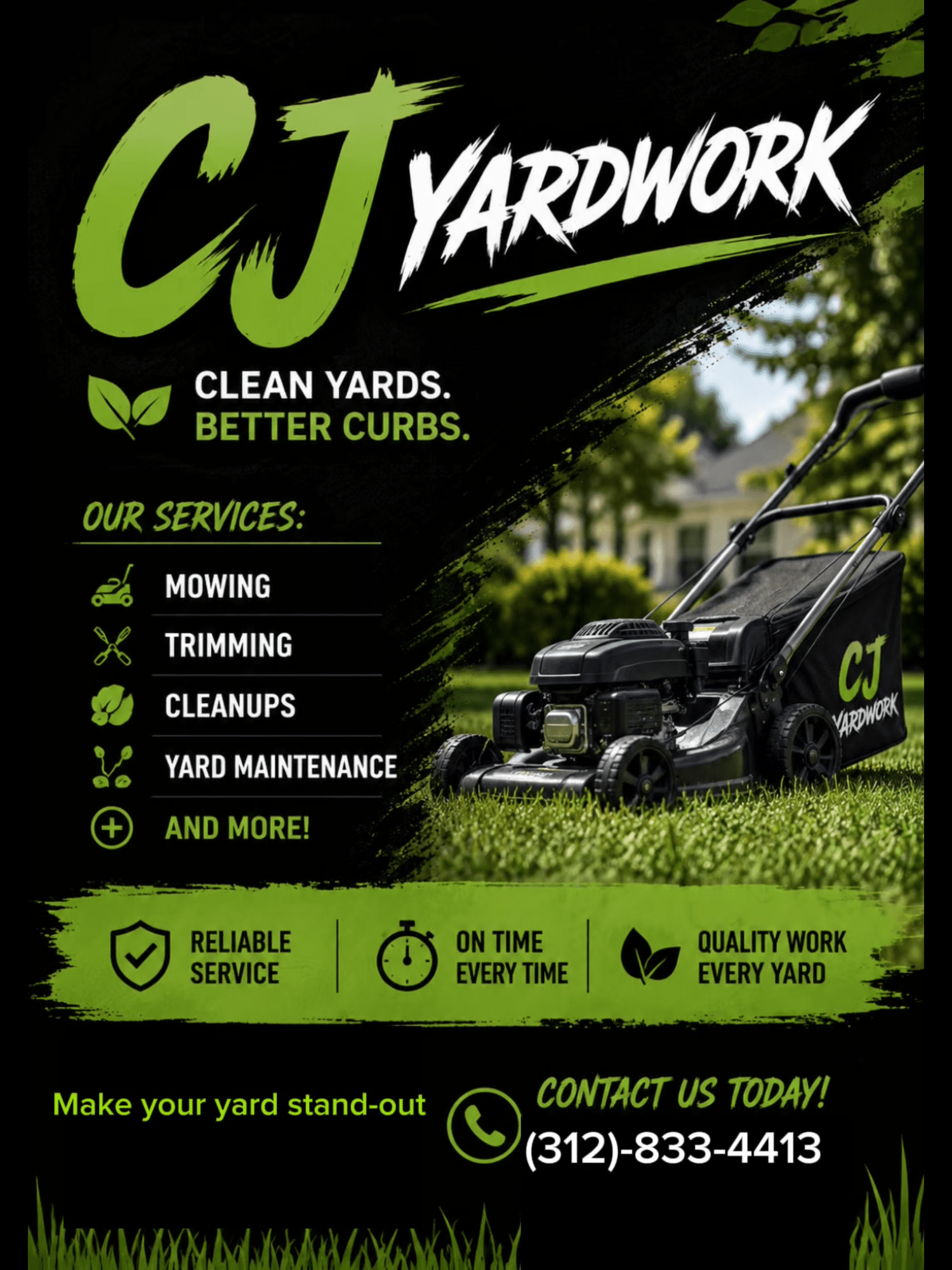 CJ yardwork