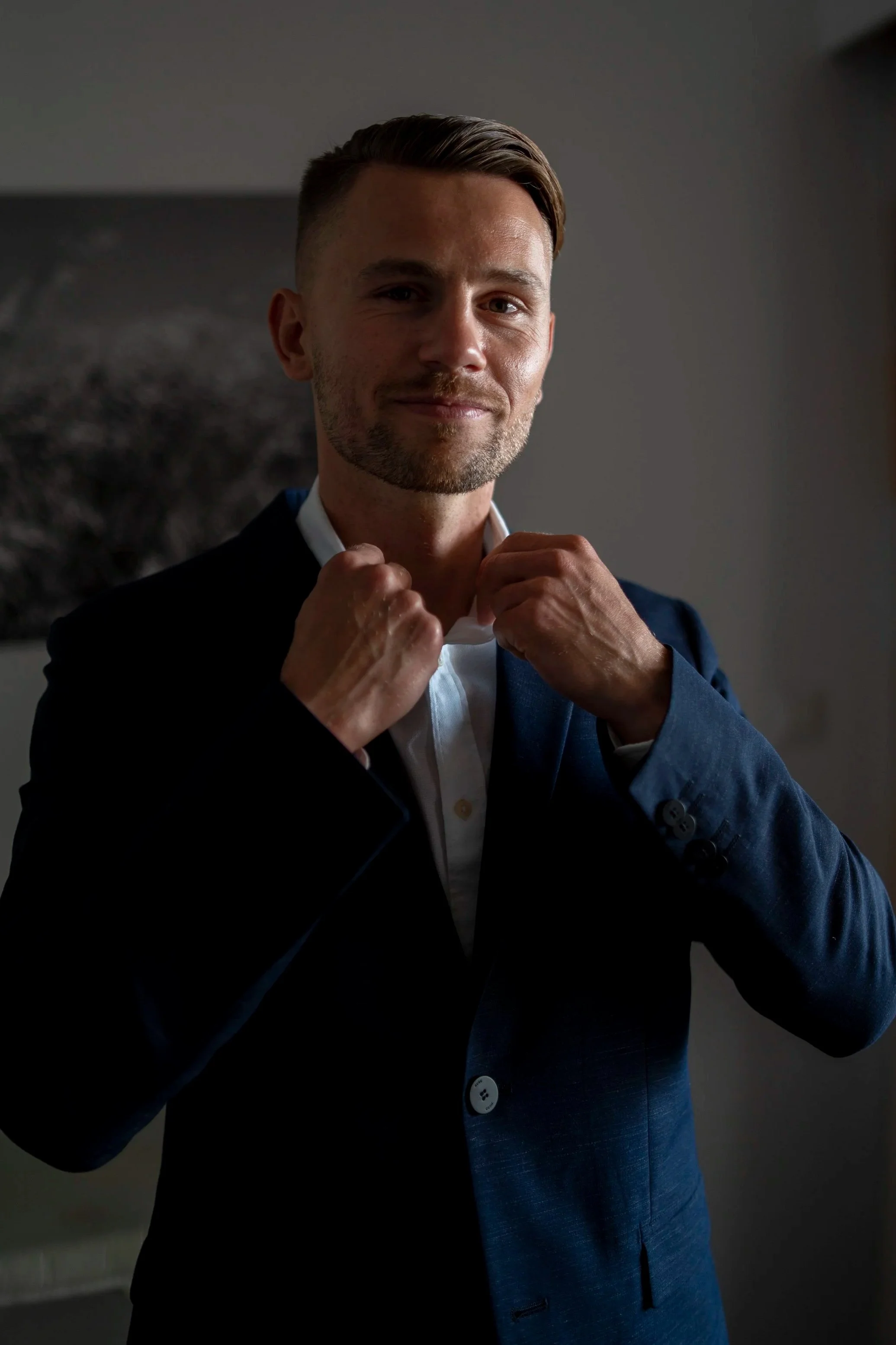 groom, groom prep shoot