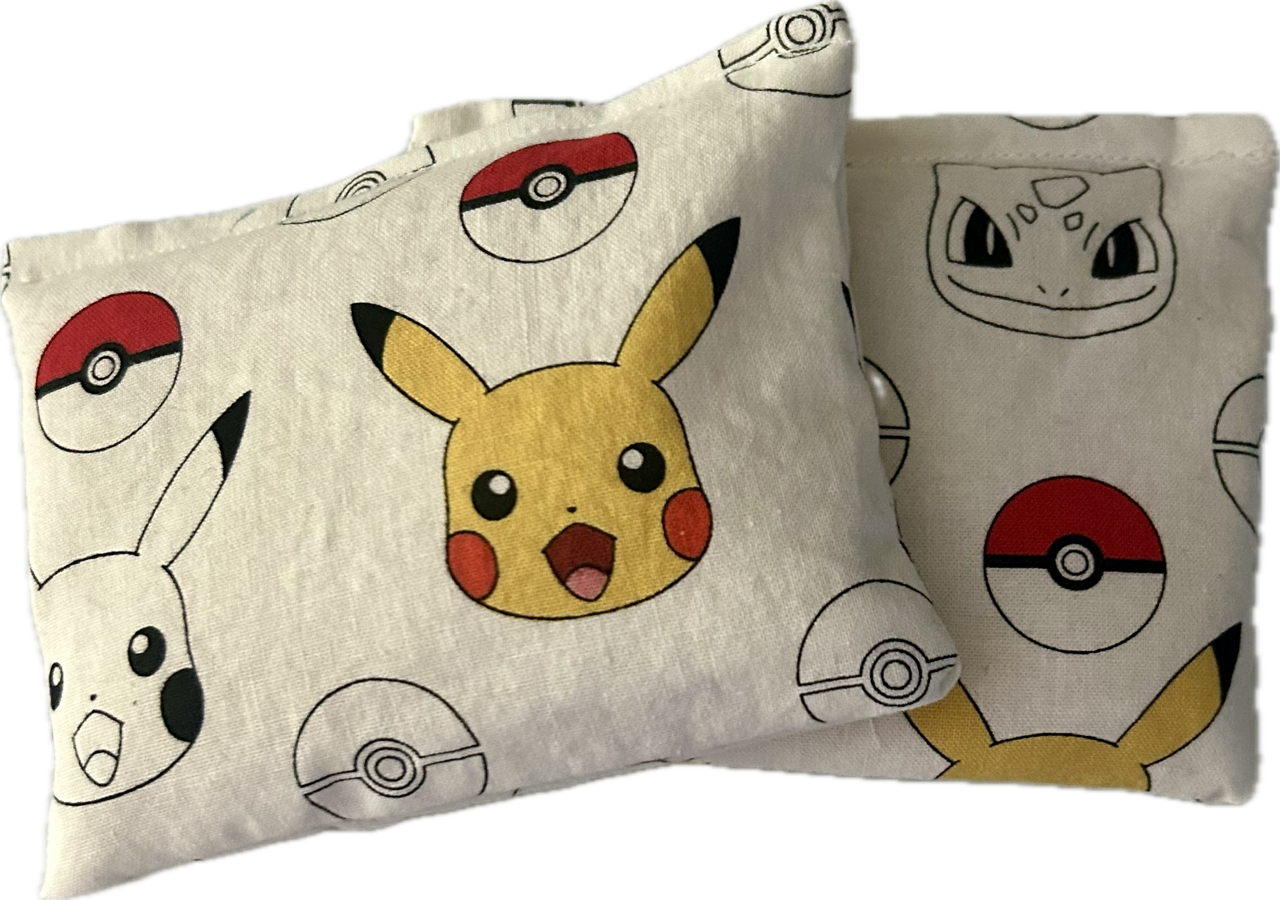 Pokemon on White Boo Boo Bag