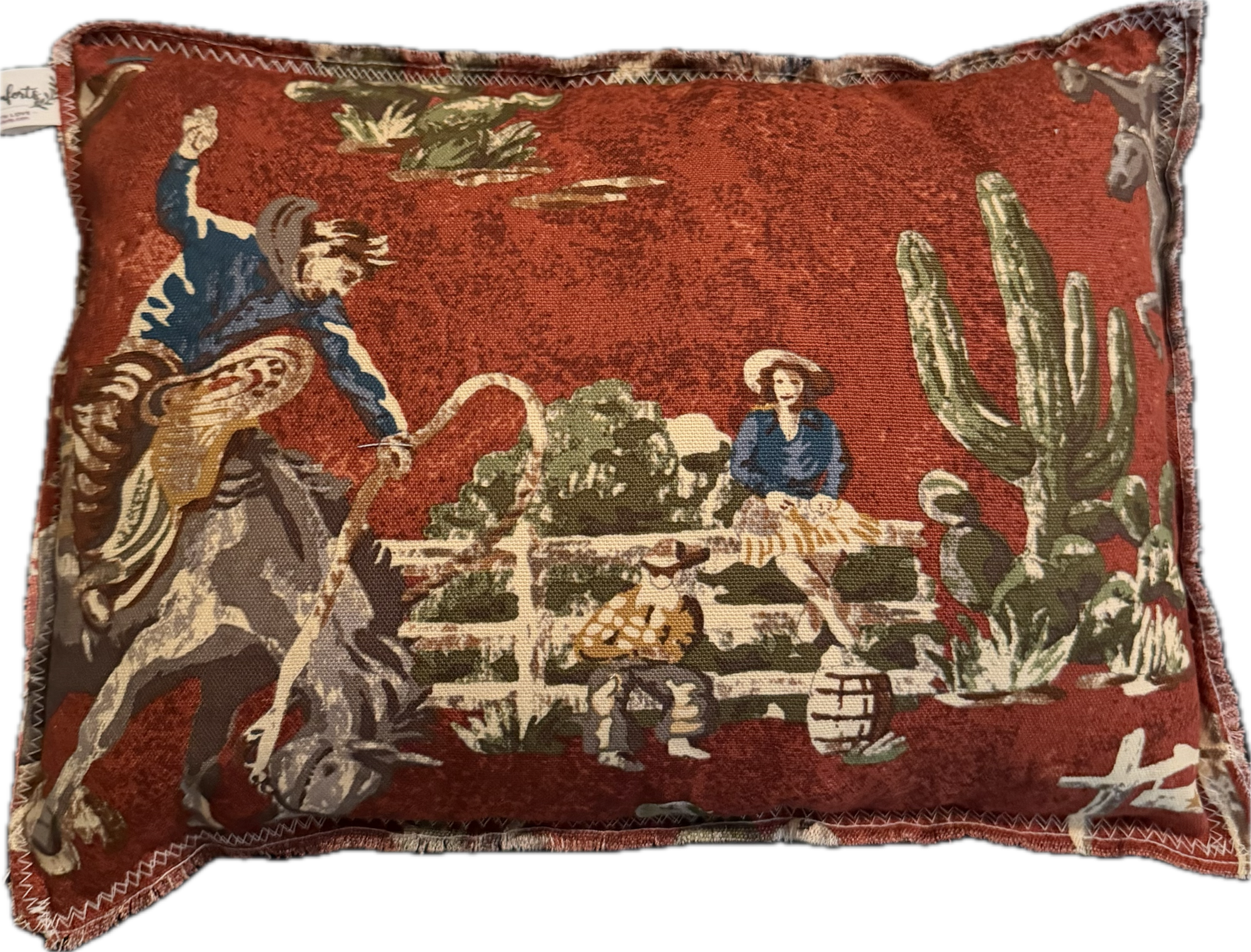 Western Cowboy Corn Bag Pillow