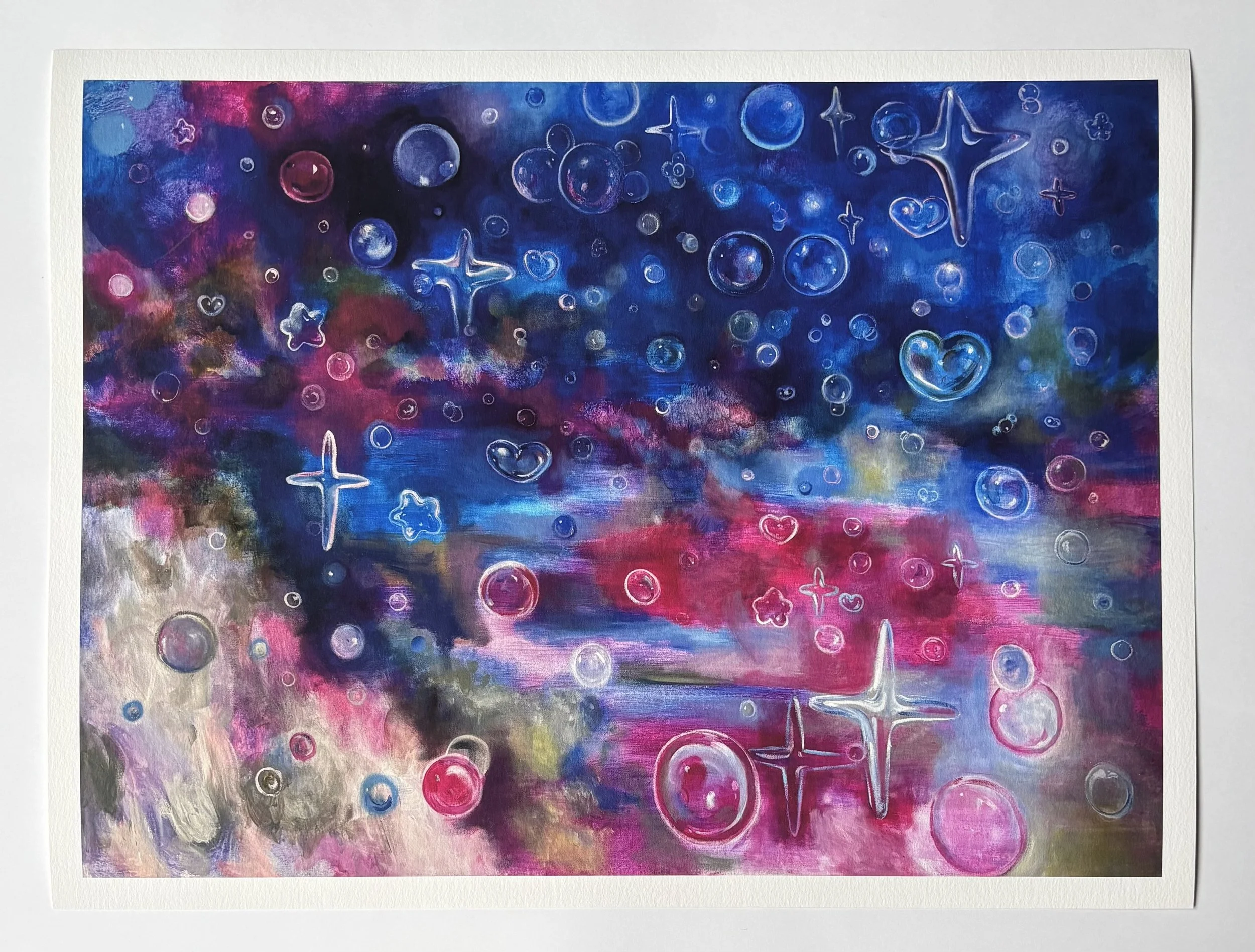 Bubble factory Art print