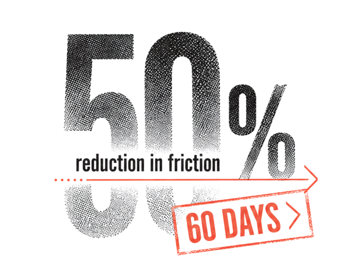 50% reduction in executive team friction, improving leadership alignment and organizational performance within 60 days.