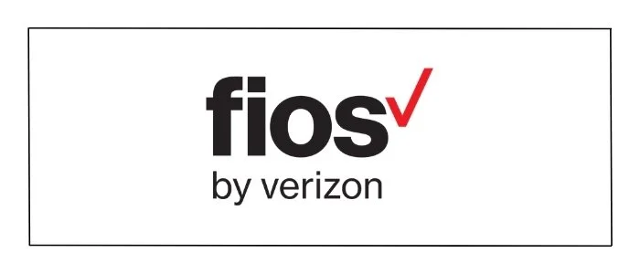 Fios by Verizon logo with black text and red check mark.