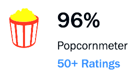 Popcorn in a striped red and white container
