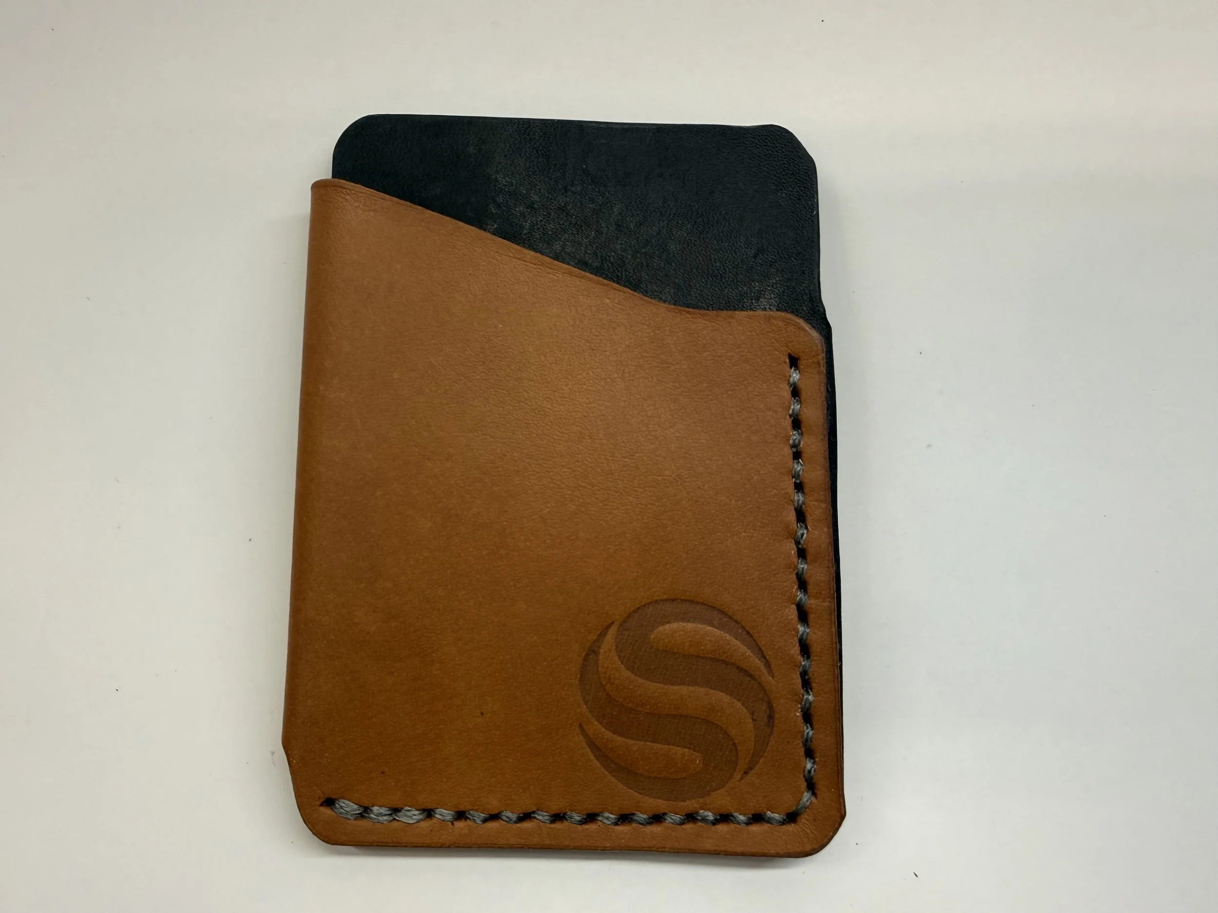Folded Leather Card Holder