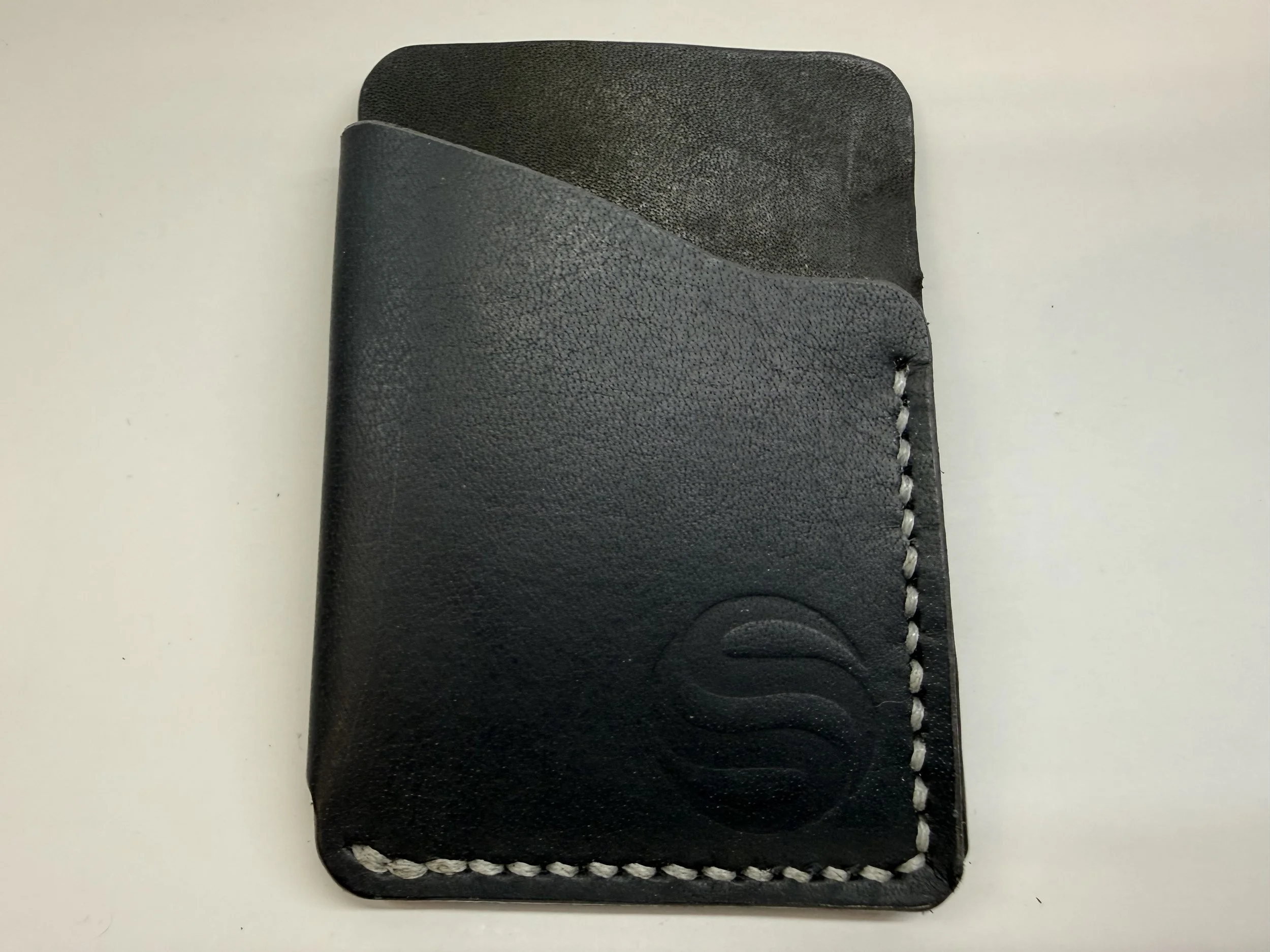 Folded Leather Card Holder