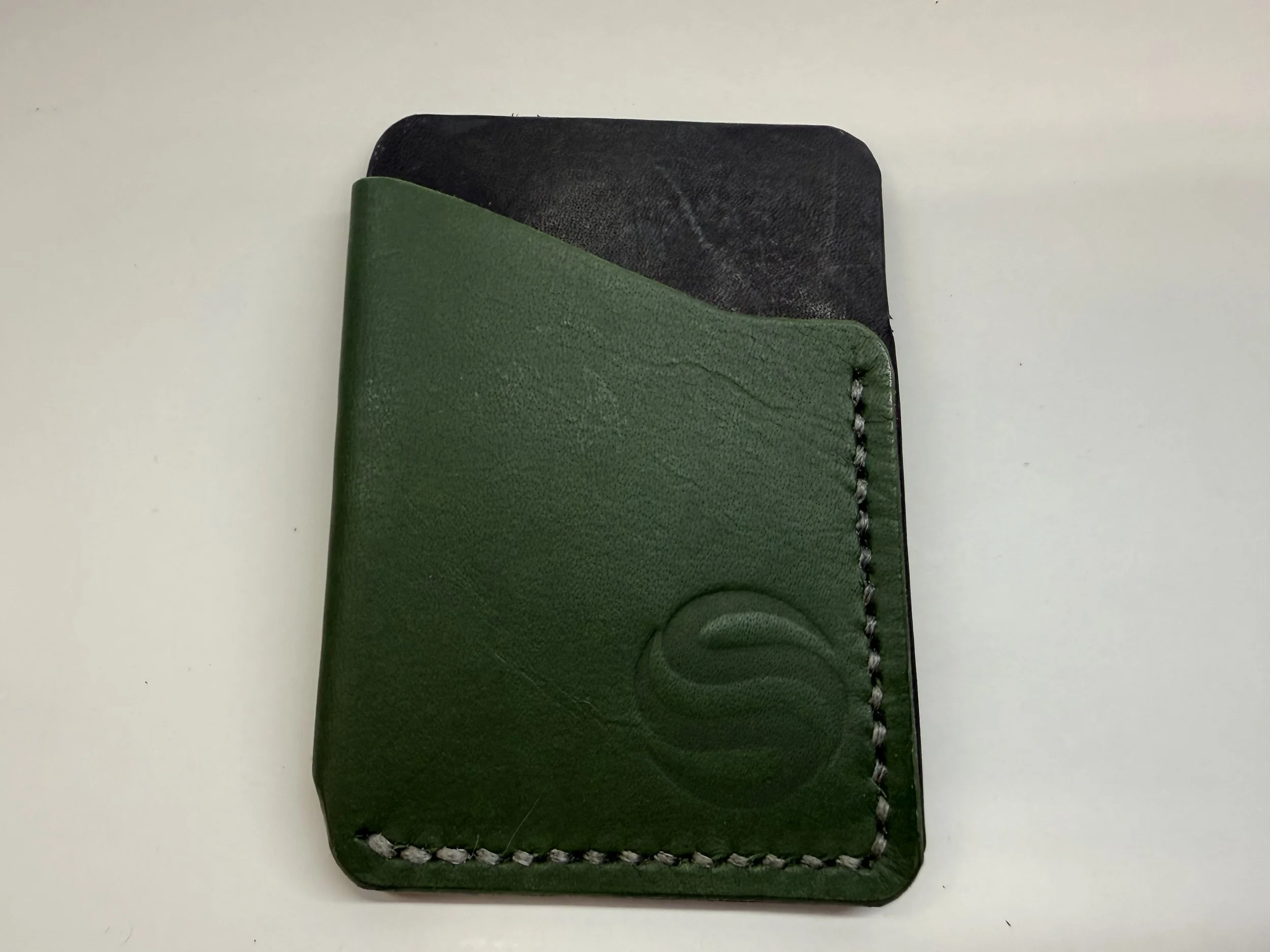 Folded Leather Card Holder