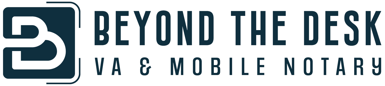Beyond The Desk VA &amp; Mobile Notary