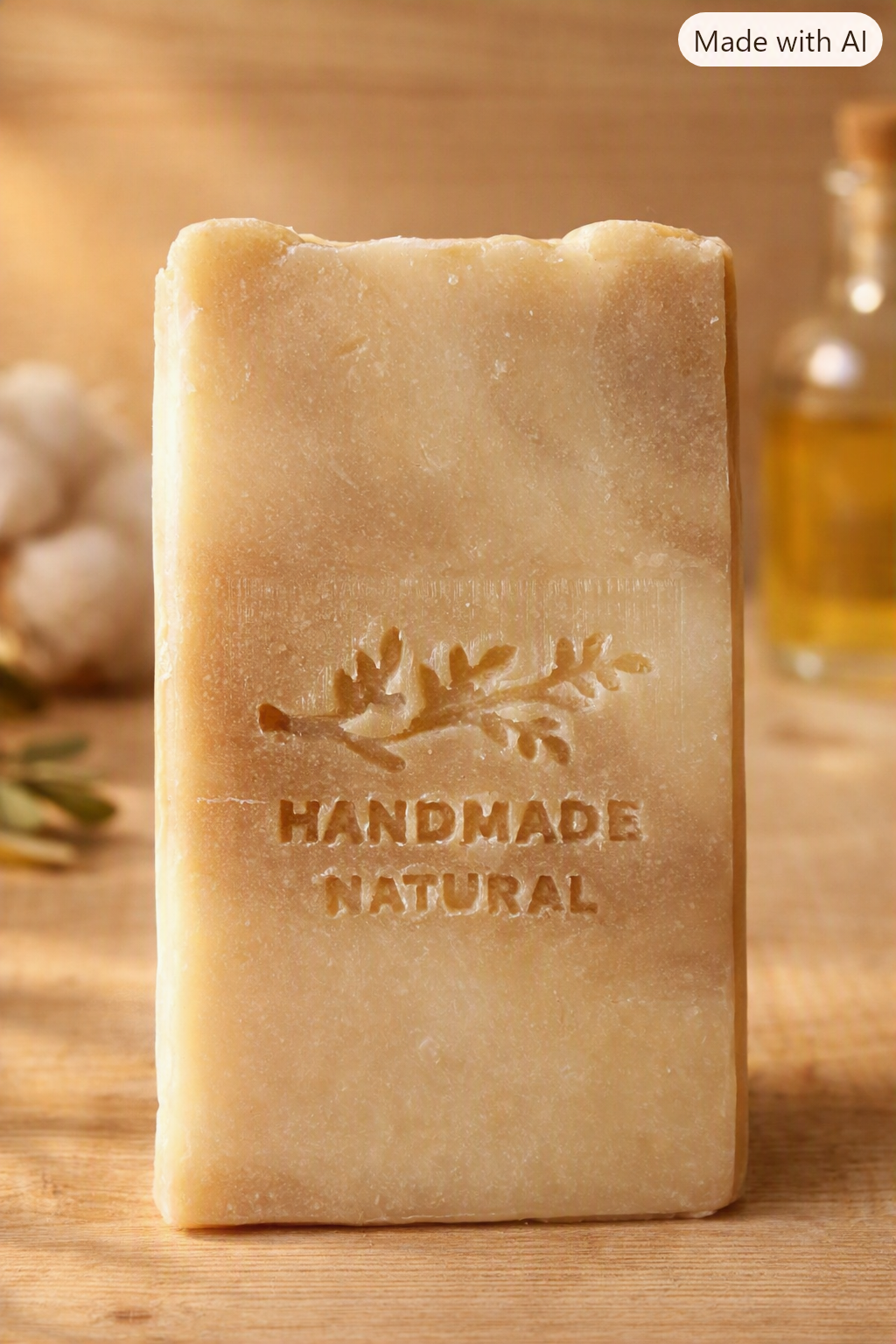 Savon Artisanal à l'Huile d'Olive & huile d'Argan