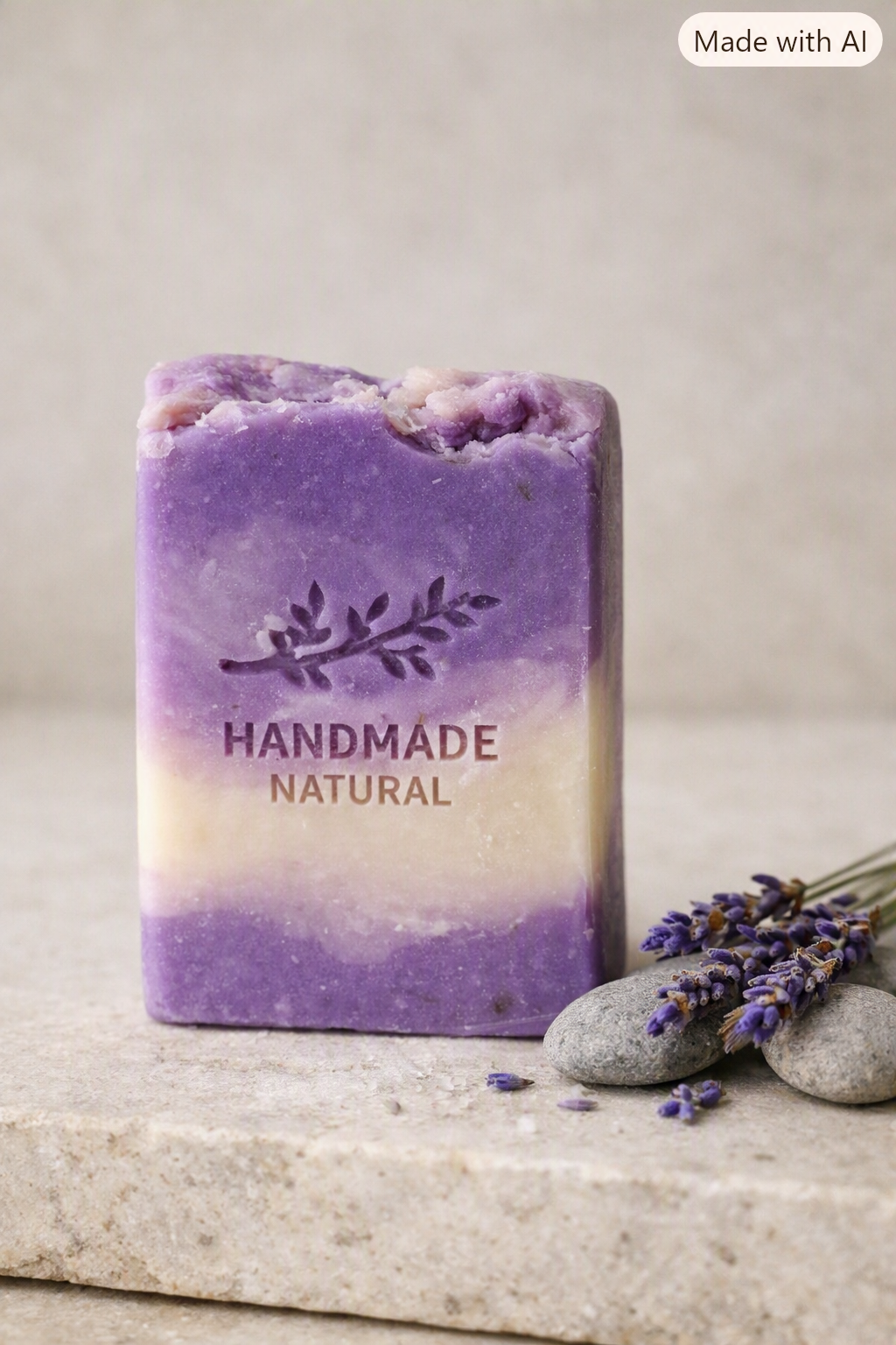Savon Artisanal à l’Huile d’Olive & Lavande